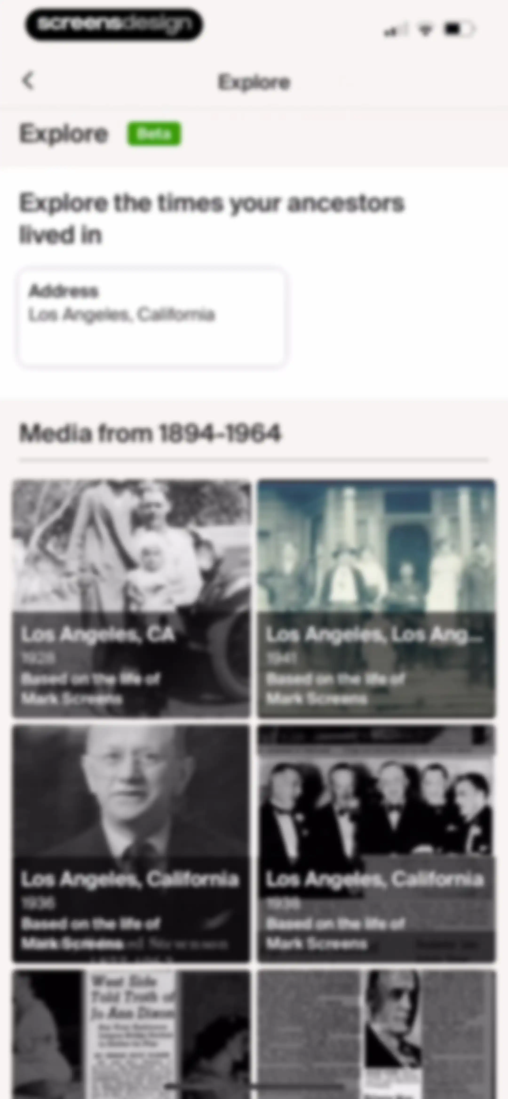 Ancestry: Family History & DNA screen 80