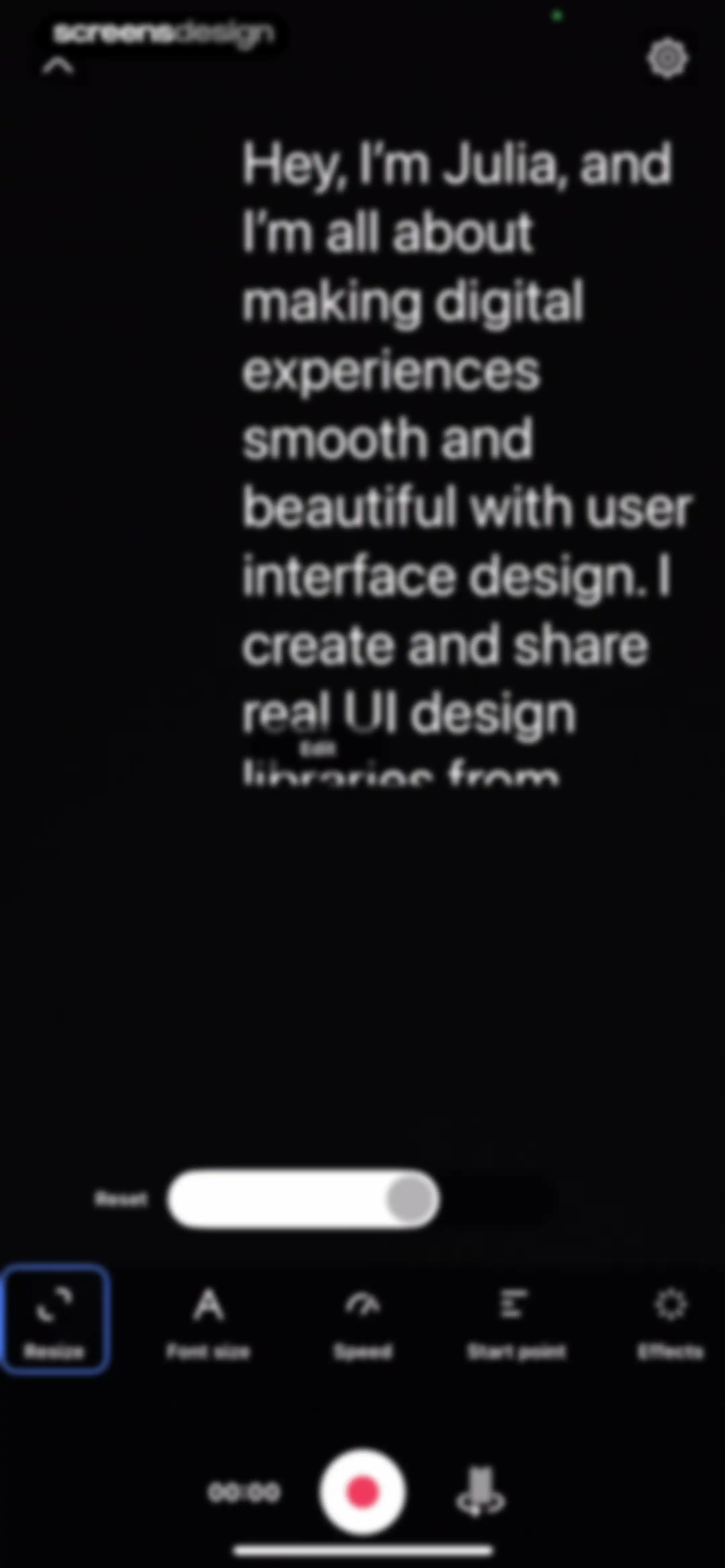 BIGVU Teleprompter Captions AI screen 65