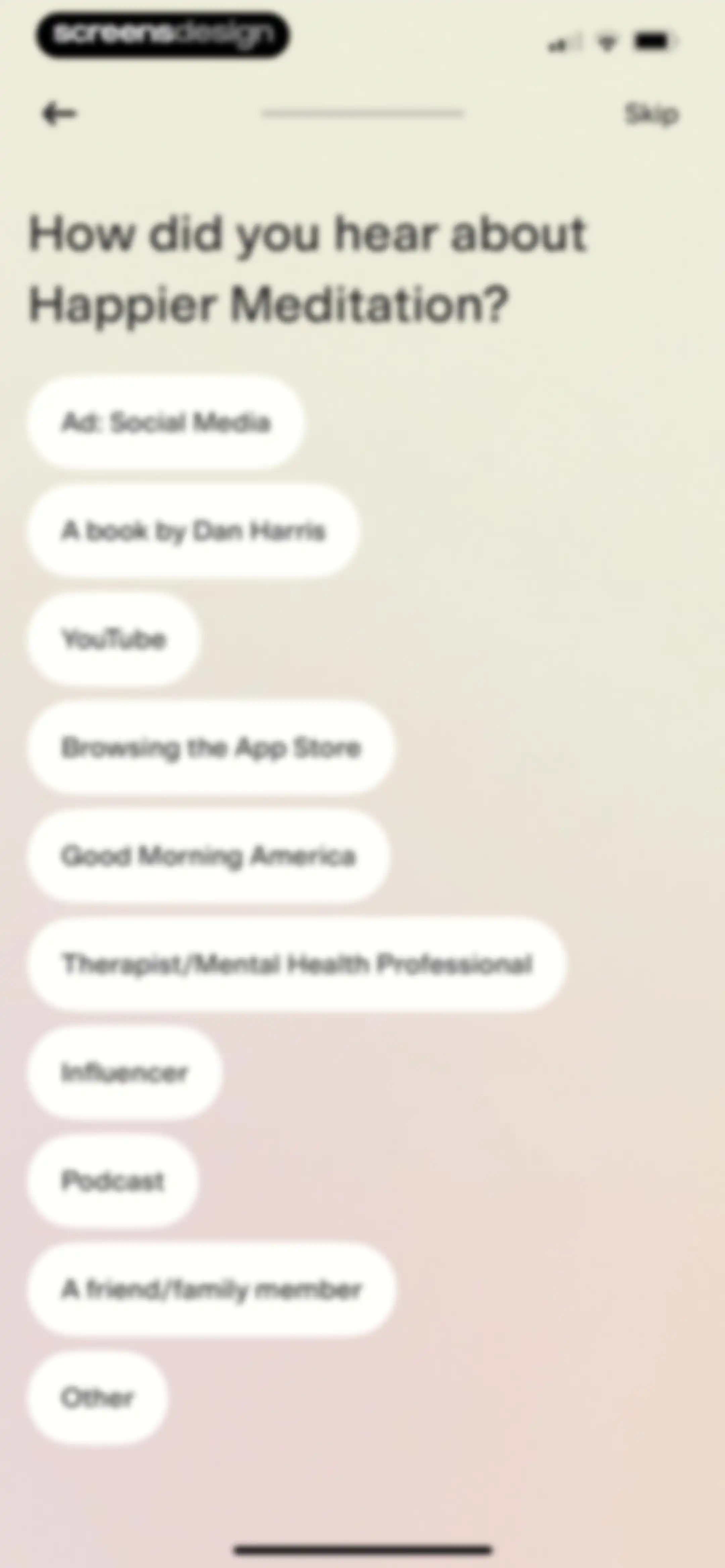 Happier Meditation screen 3