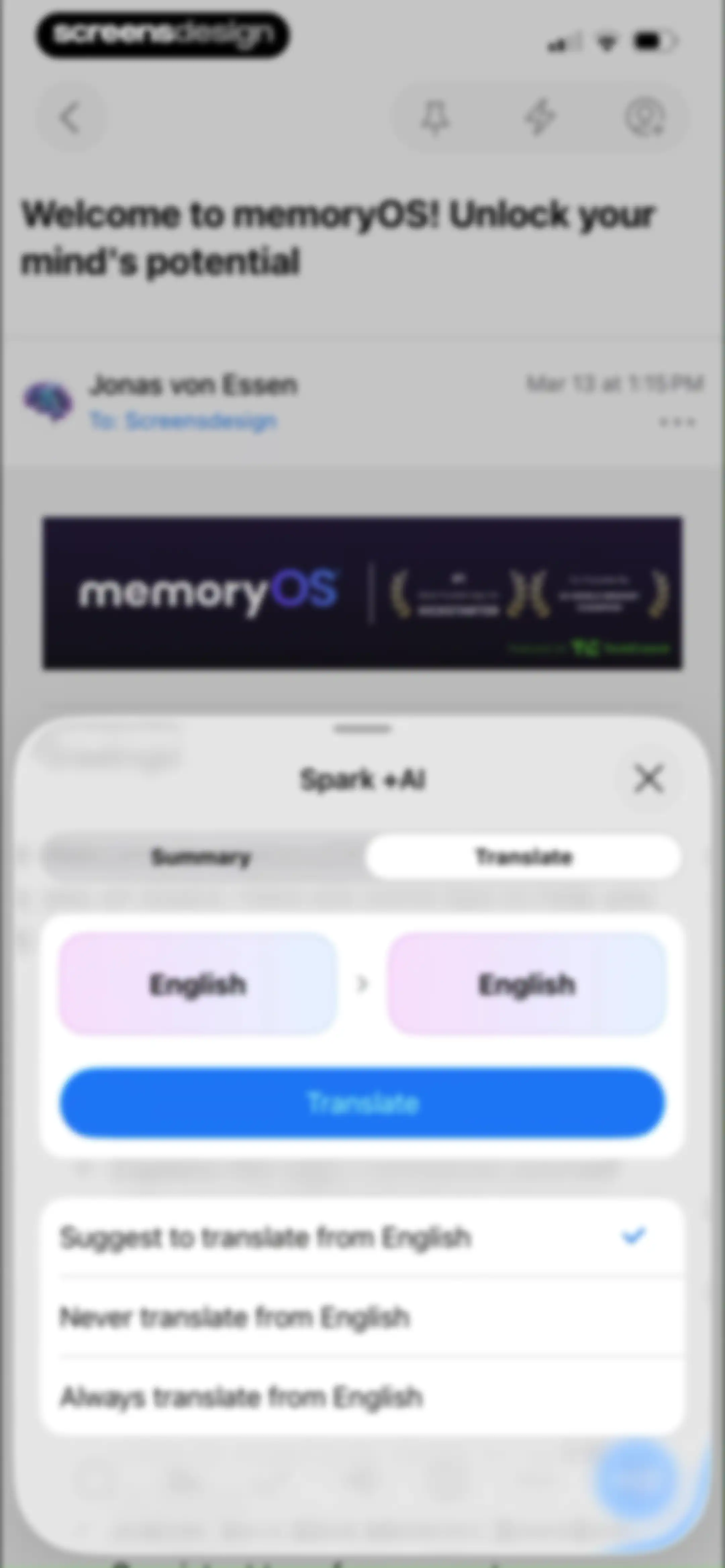 Spark Mail: AI Email Assistant screen 64