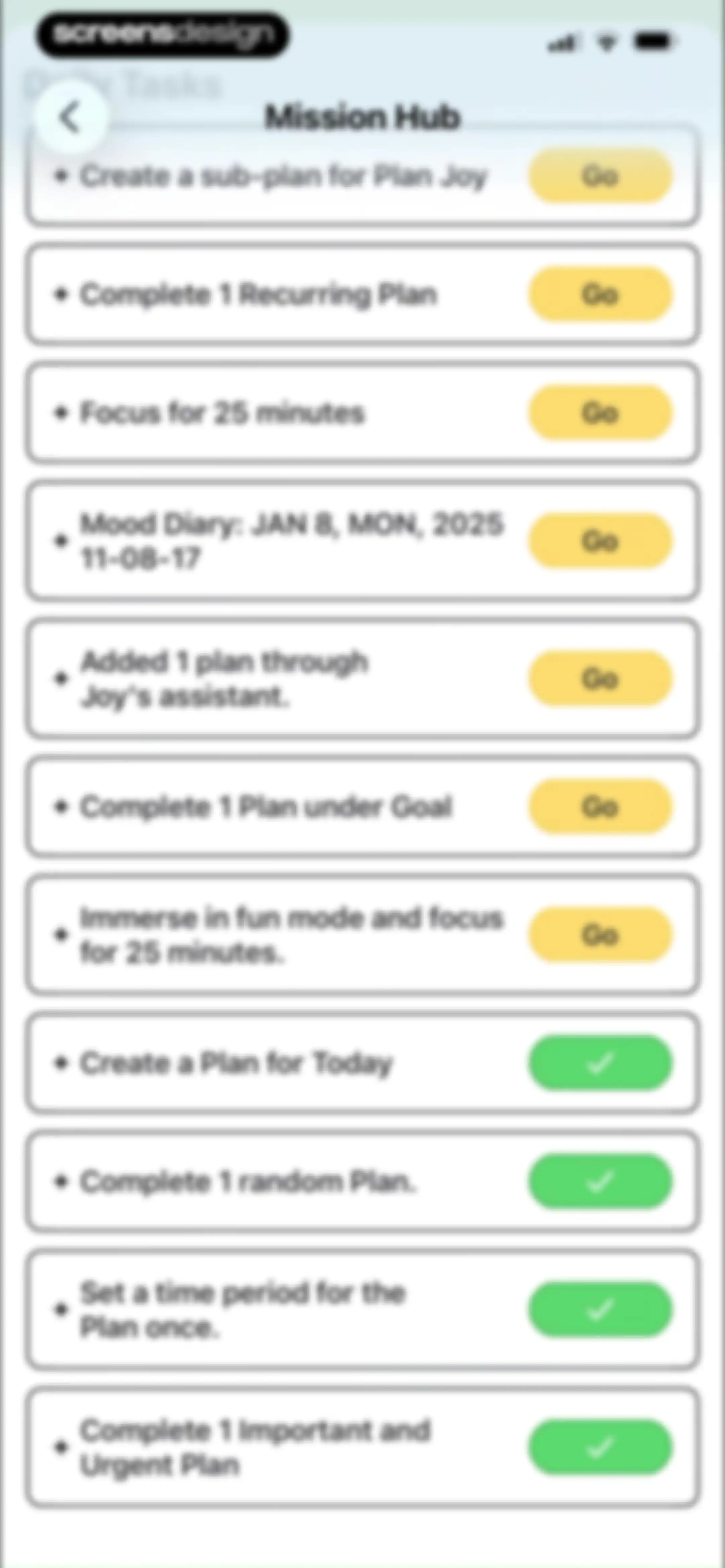 Plan Joy:To-Do List & Reminder screen 140