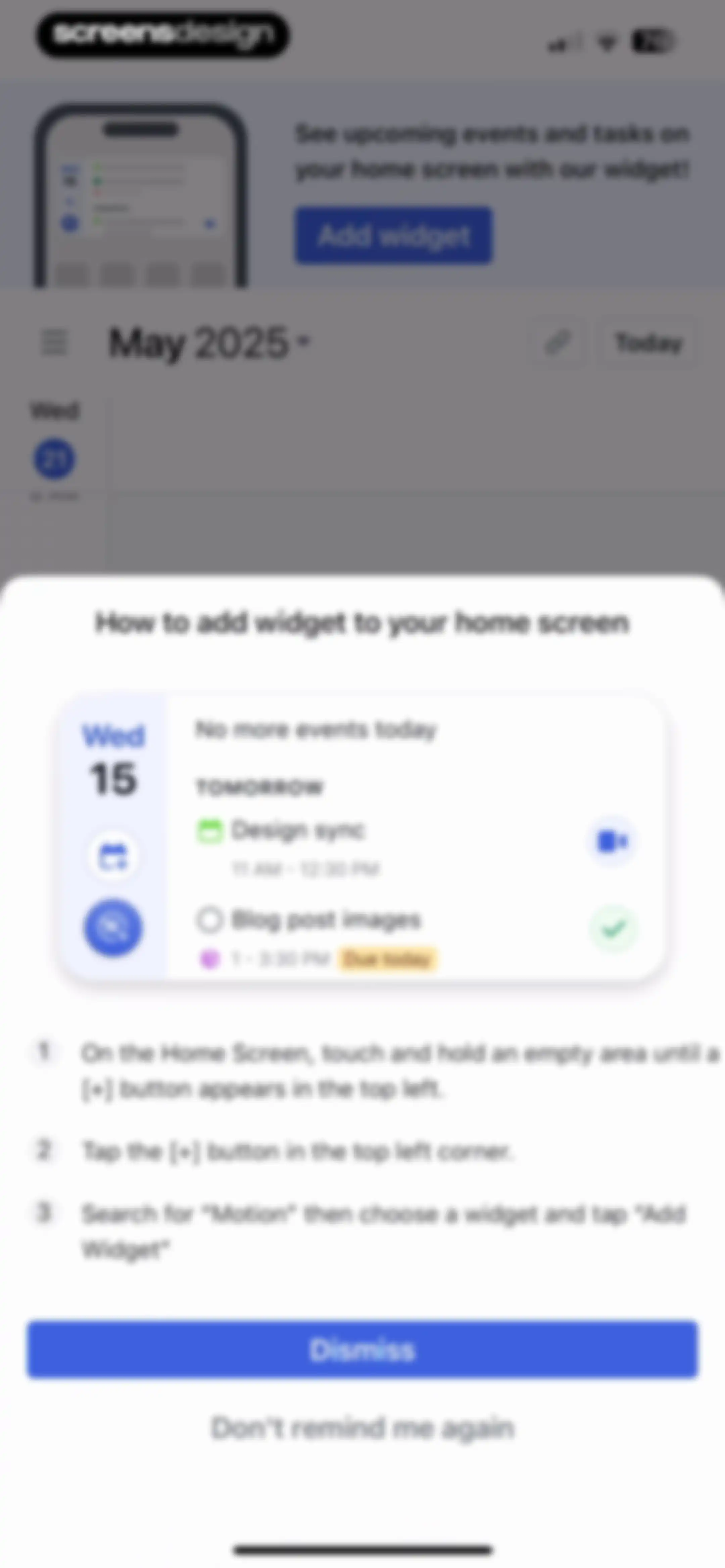 Motion: Tasks & AI Scheduling screen 25