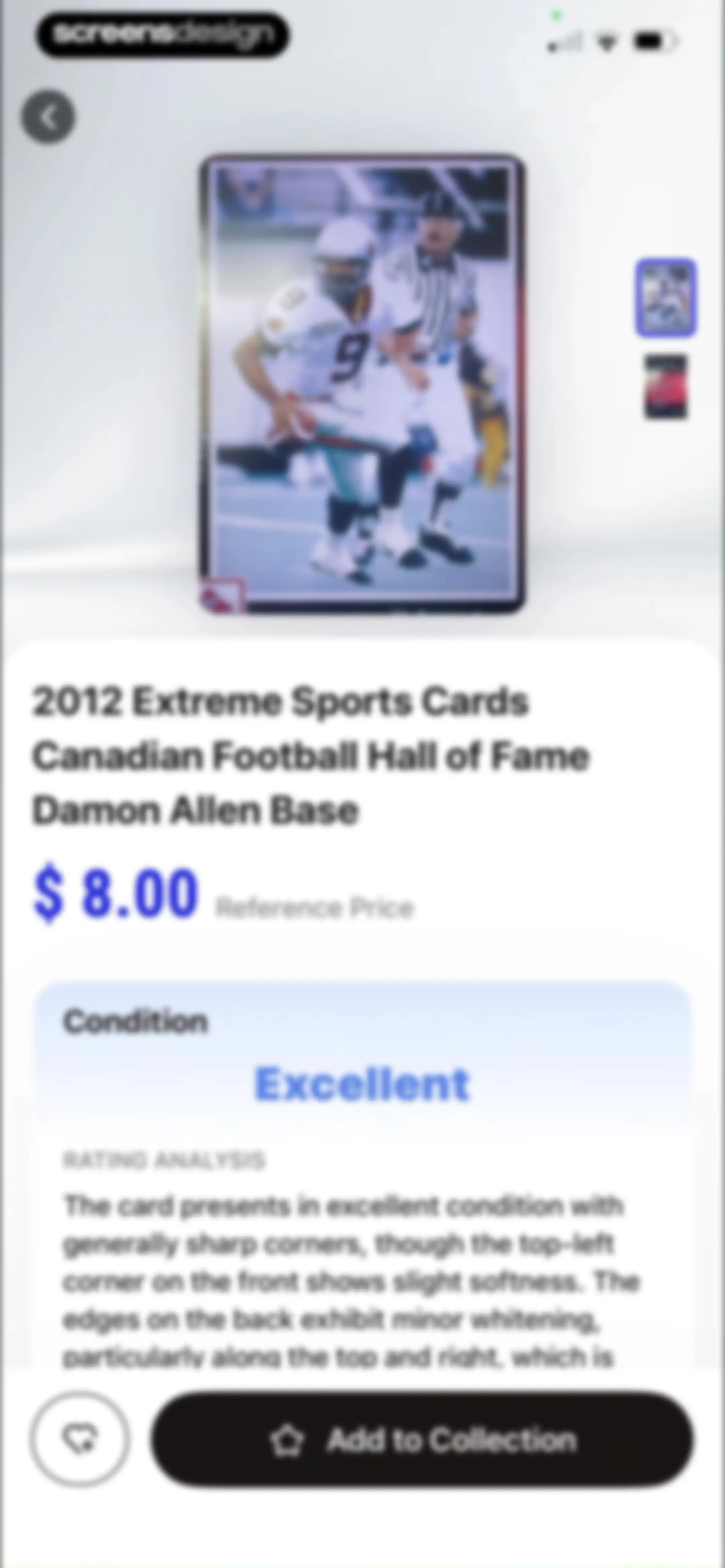Sports Card Scanner: Spoly screen 20