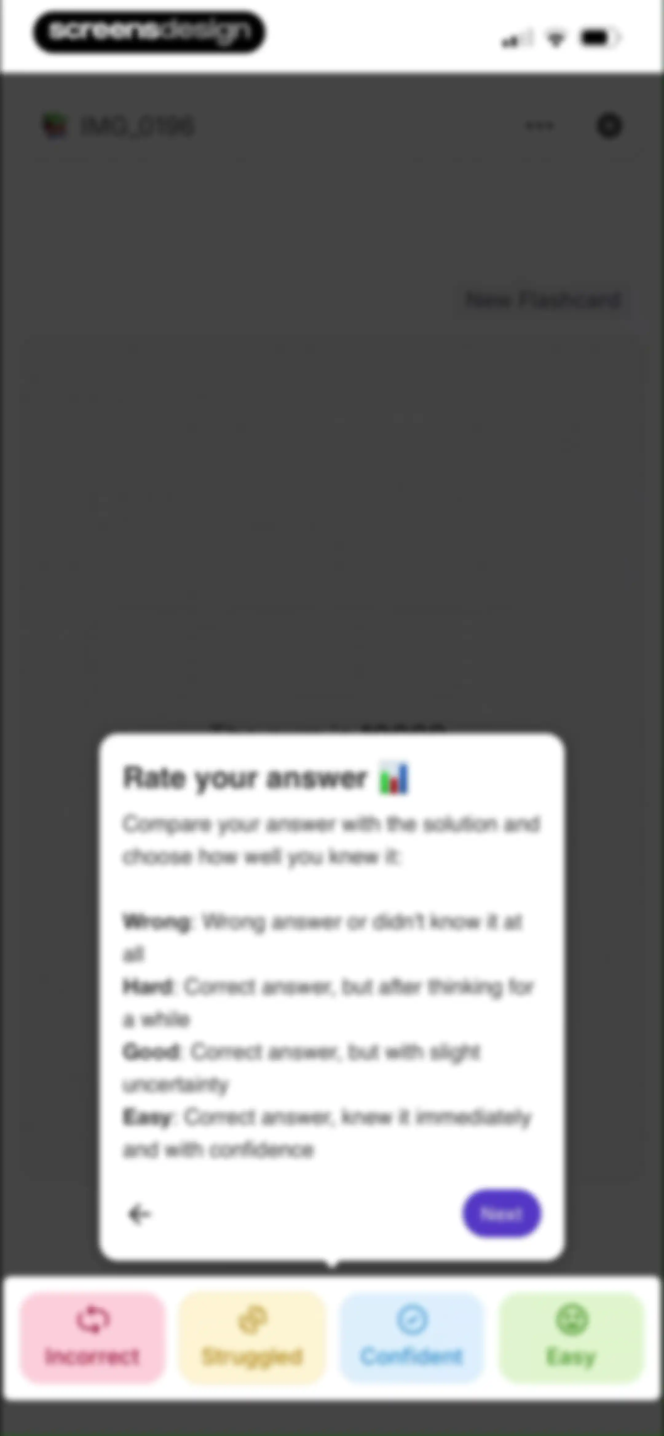 Retain Cards: AI Flashcards screen 103
