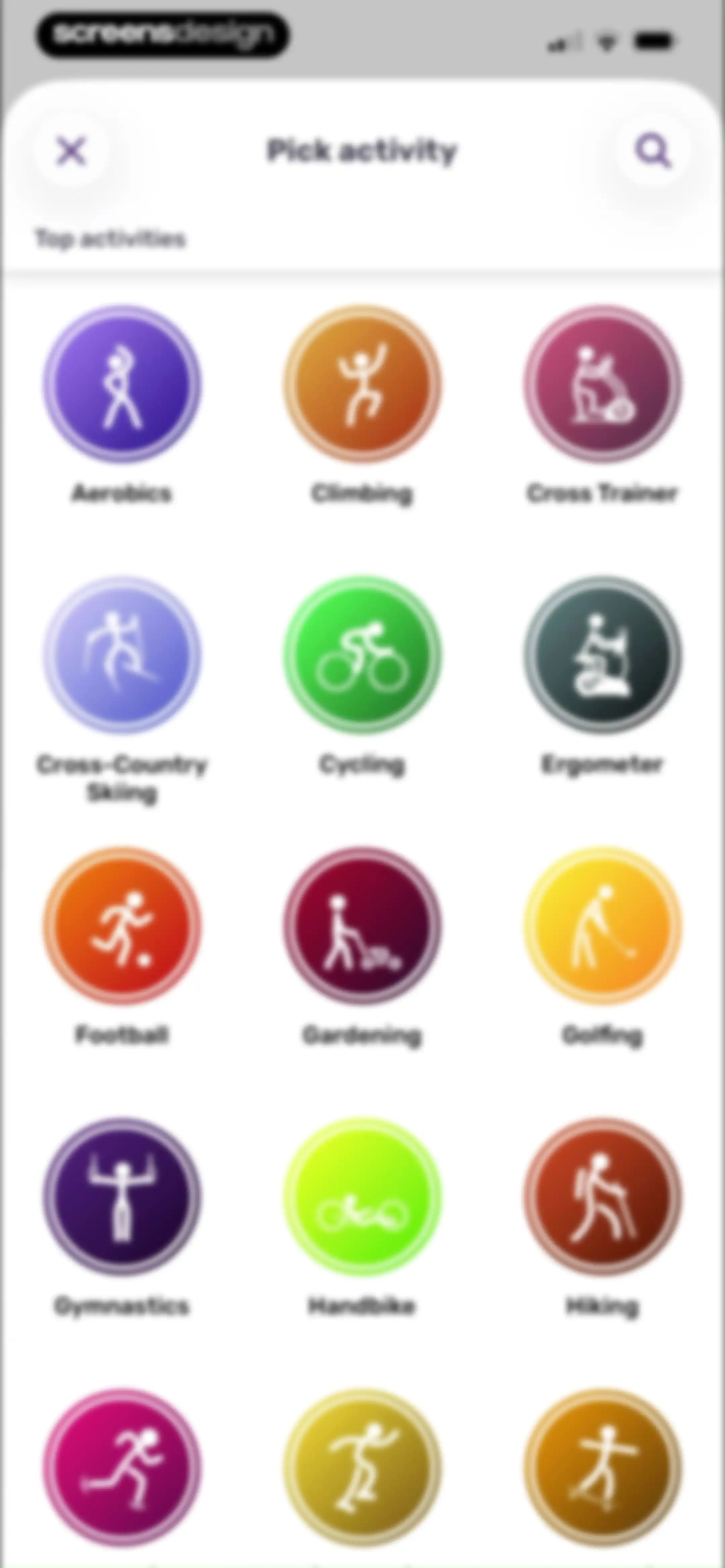 Running Tracker App – FITAPP screen 43