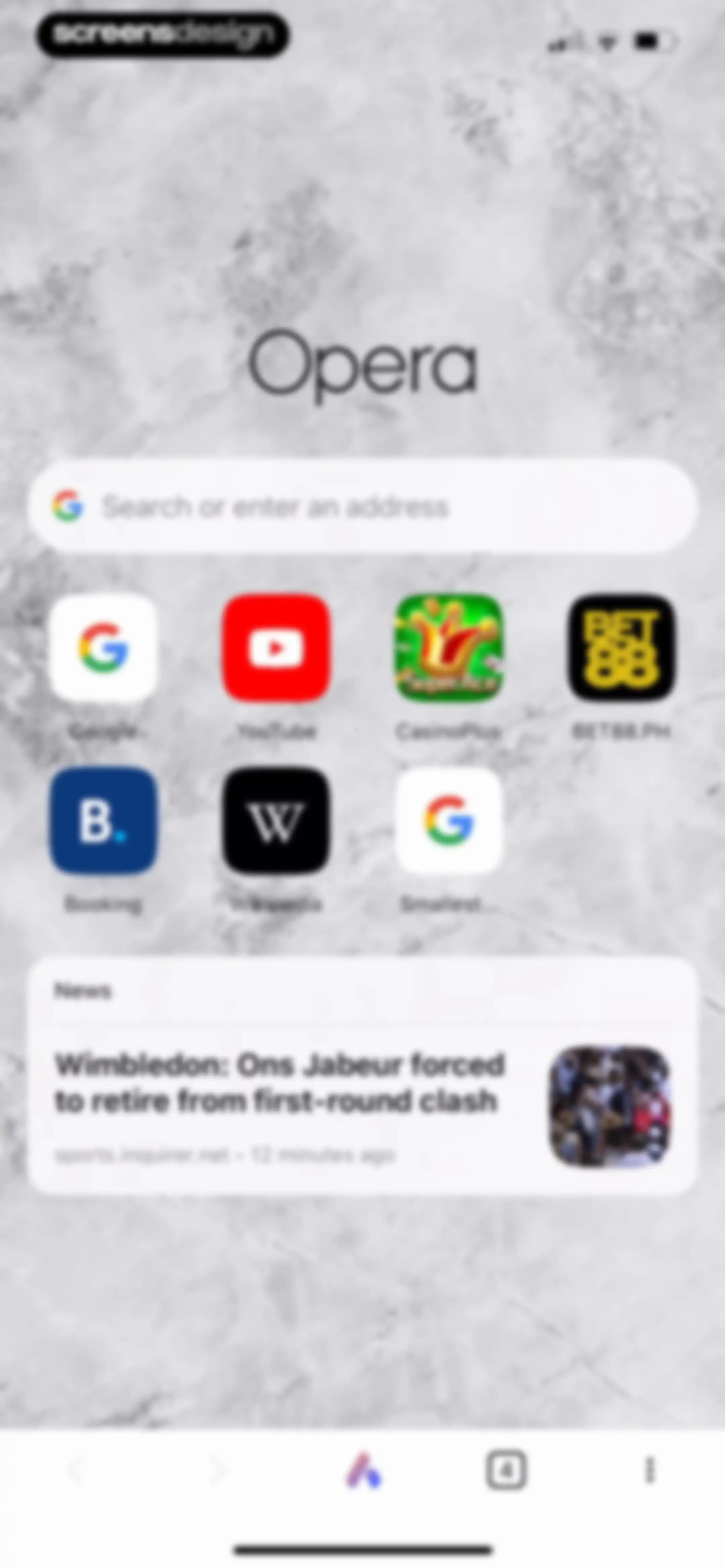 Opera: AI browser with VPN screen 38