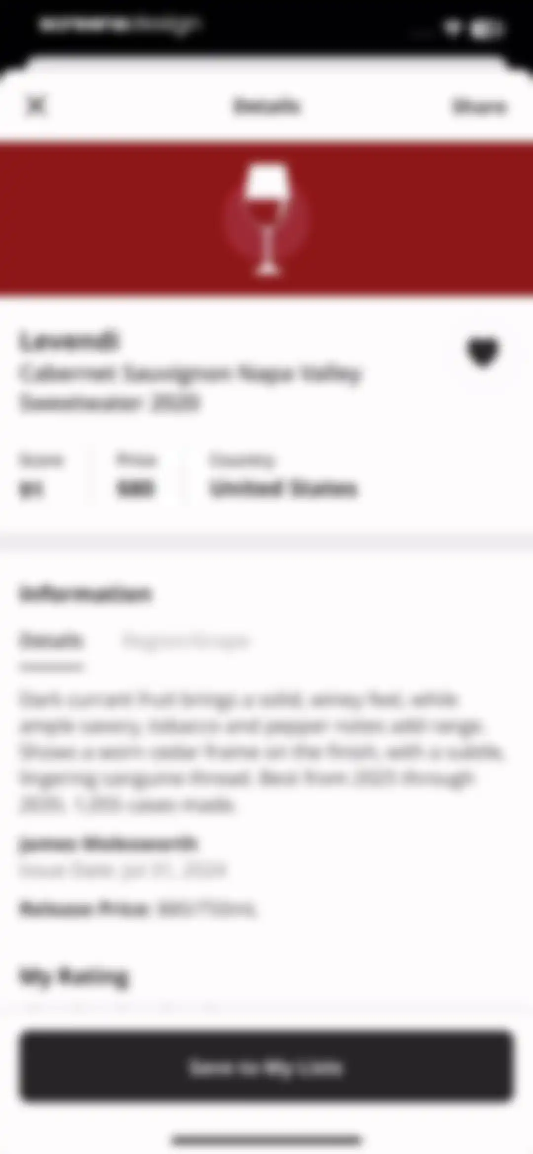 WineRatings+ by Wine Spectator screen 38