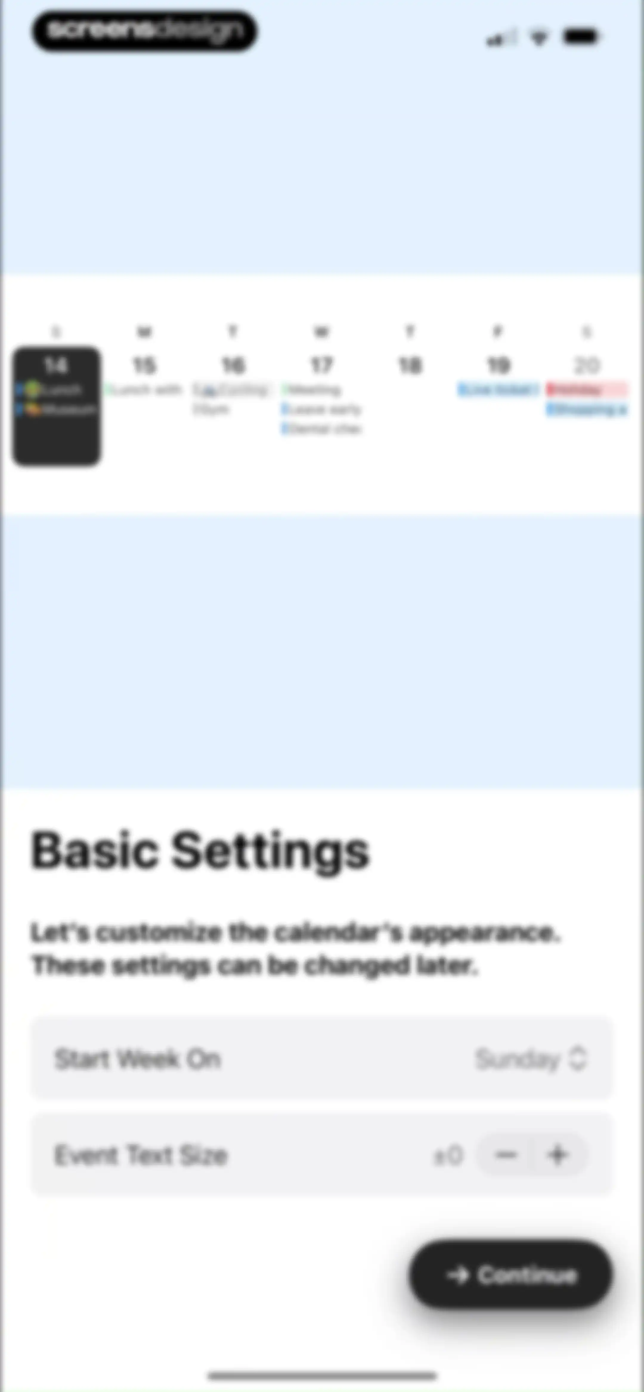 minical - Planner & Calendar screen 1