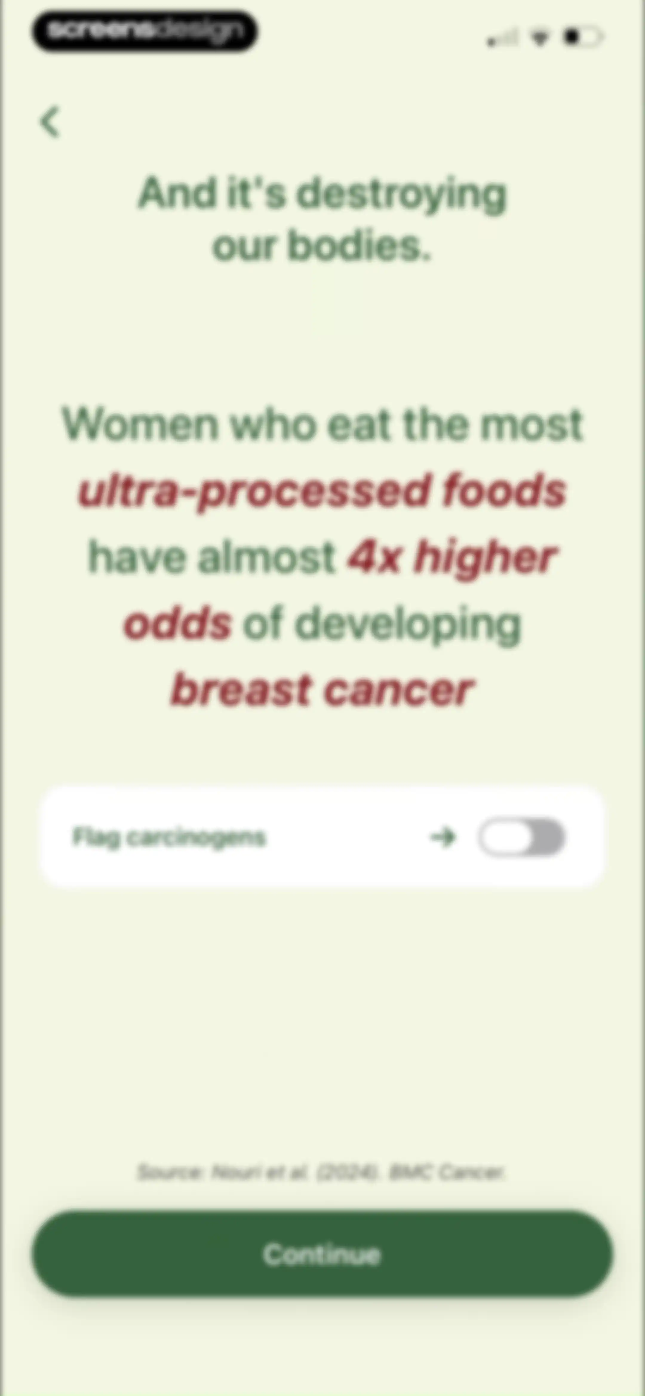 Olive: Food & Cosmetic Scanner screen 15
