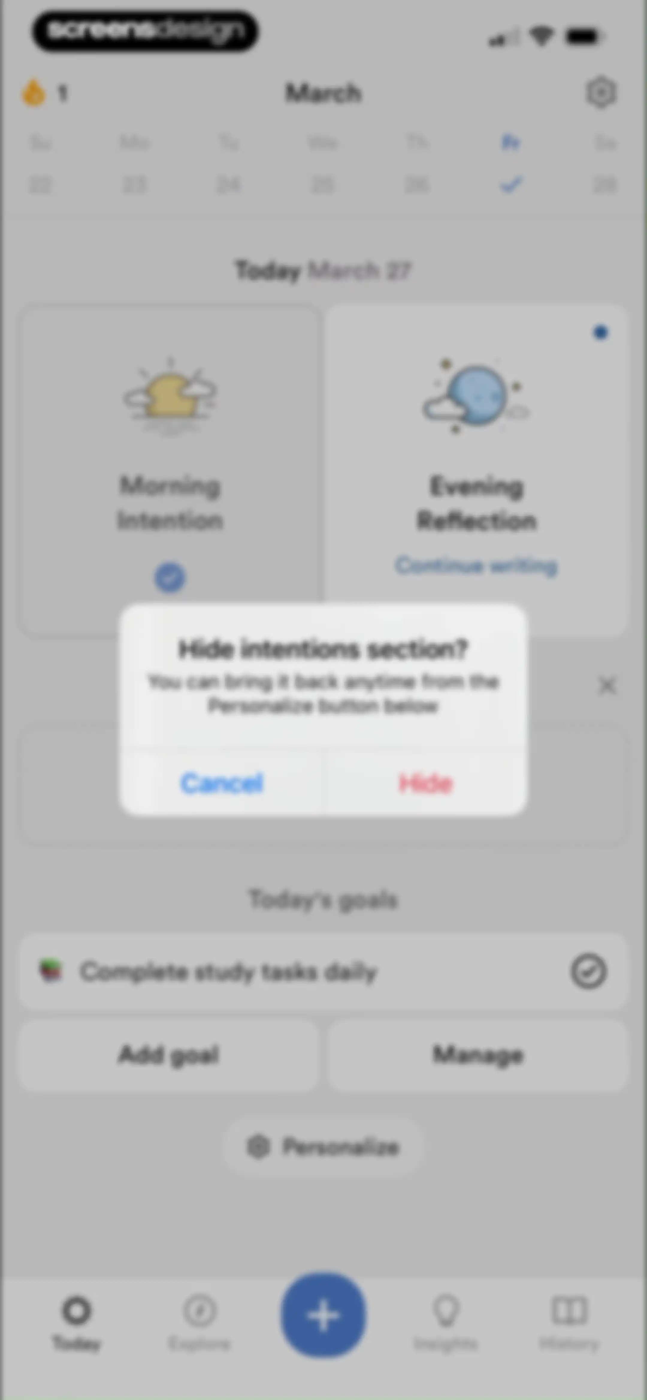 Rosebud: AI Journal & Diary screen 88