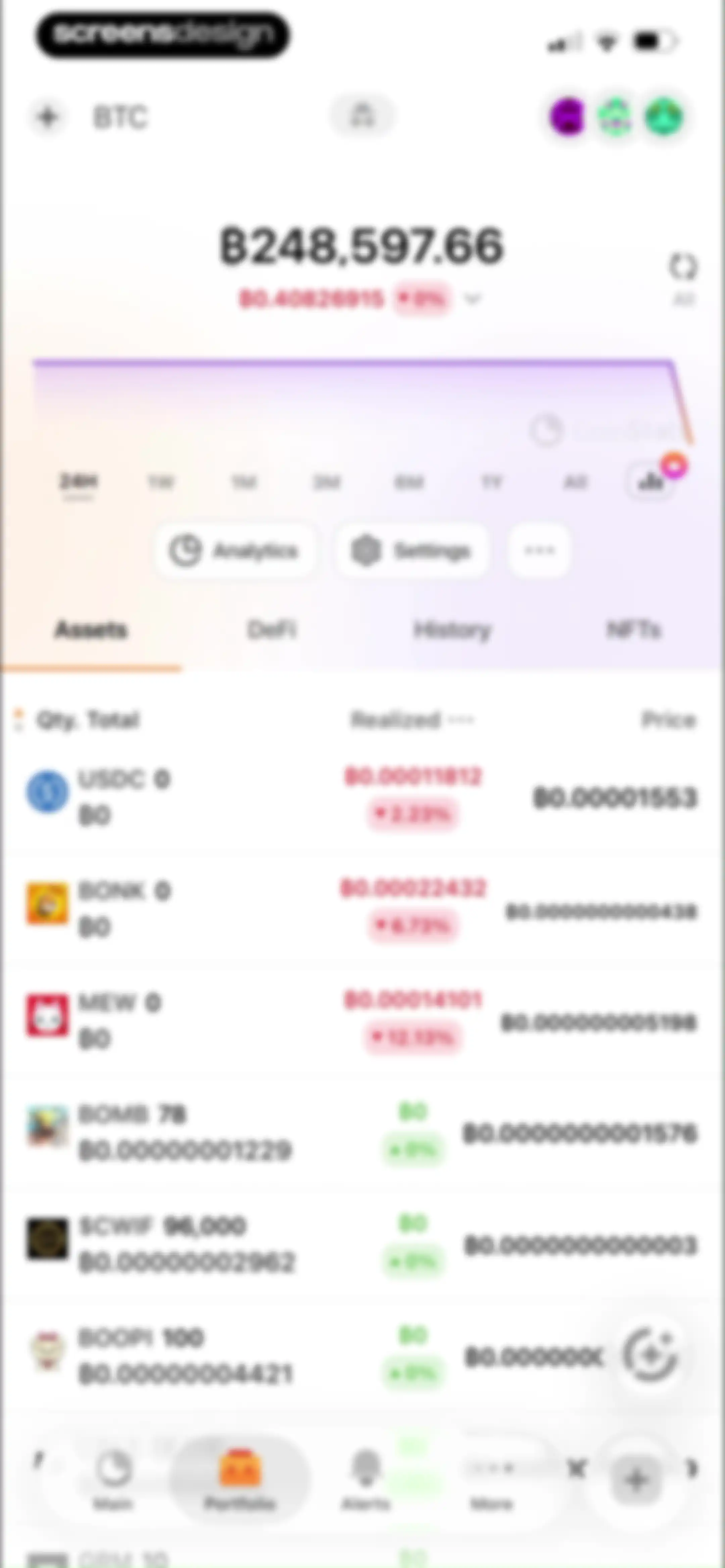 CoinStats: Crypto Portfolio screen 135