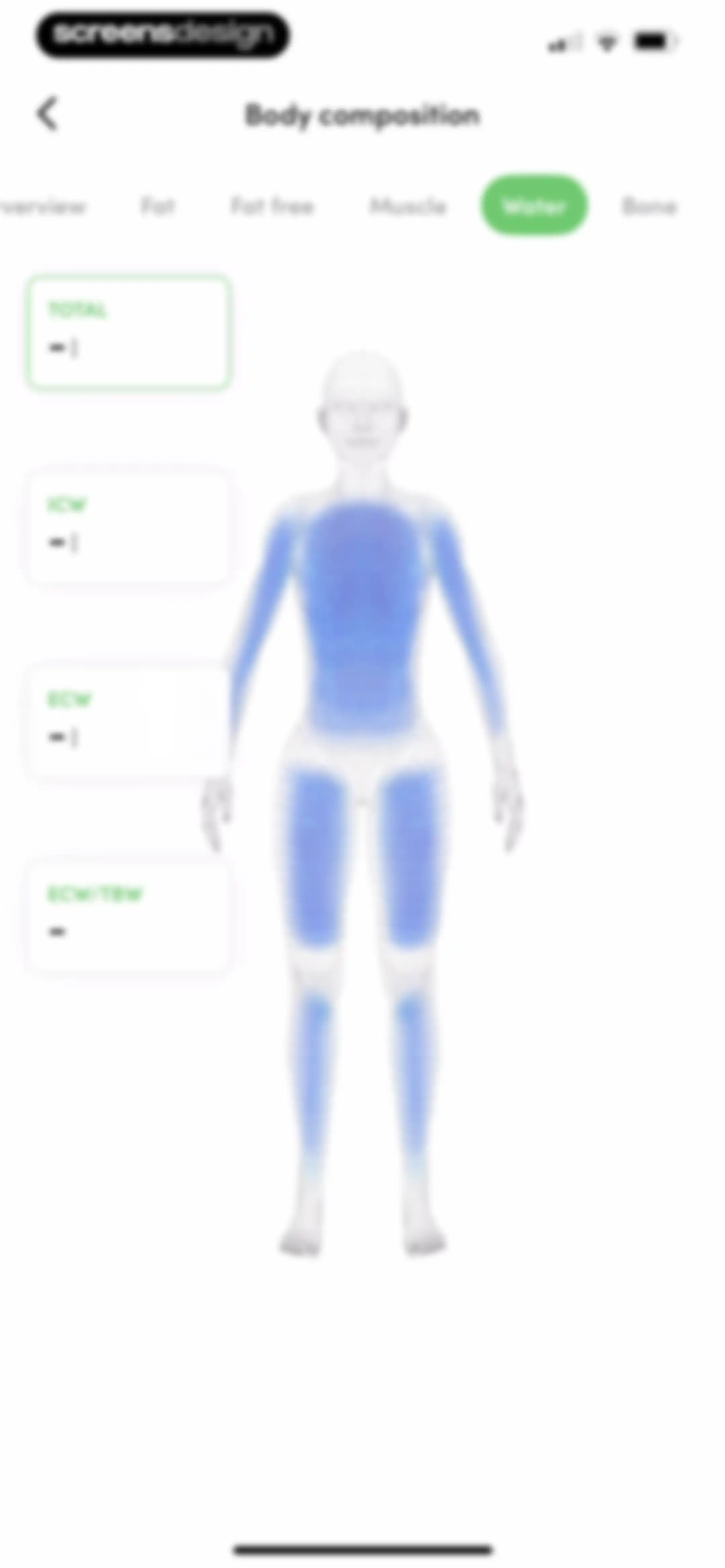 Calories and nutrition tracker screen 102
