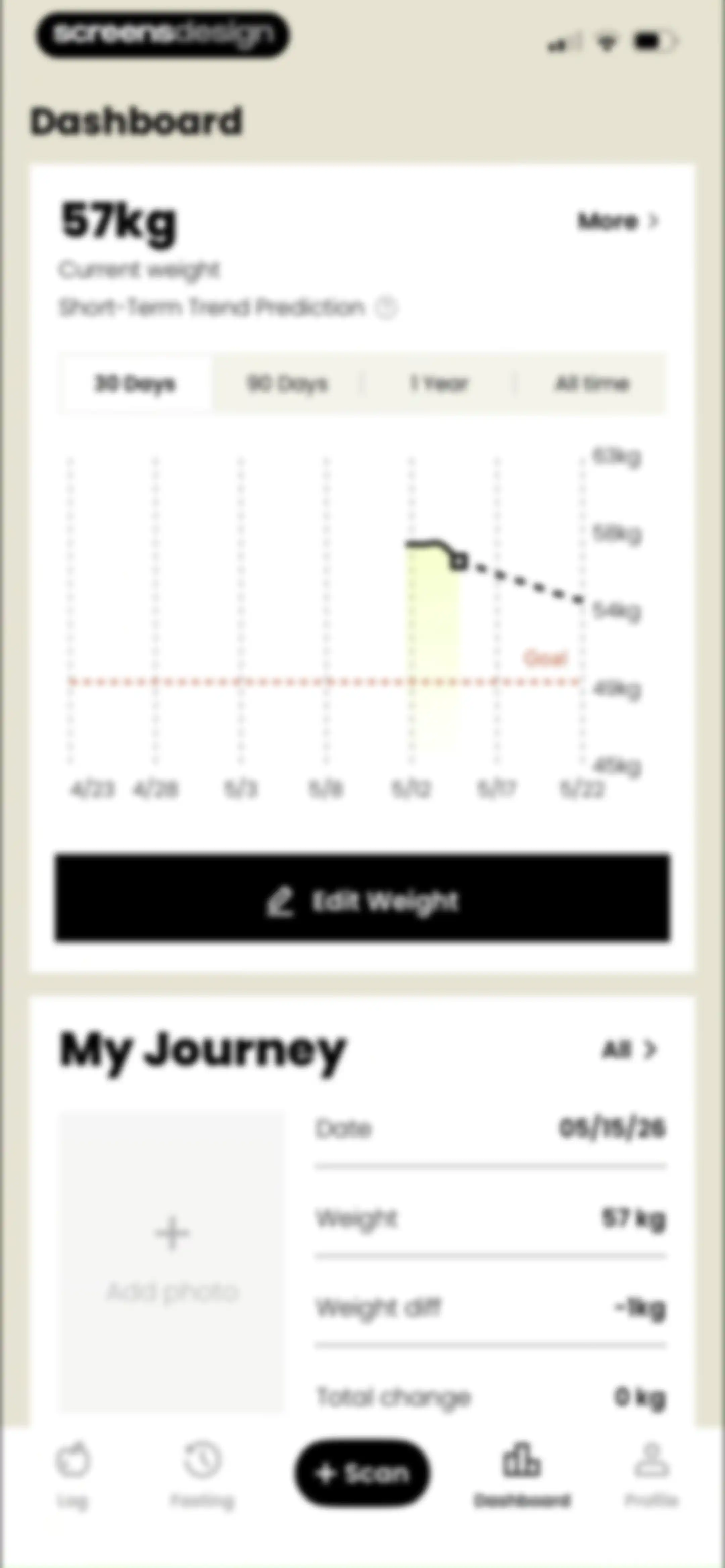 CalDiet - Food Analysis Pal screen 120