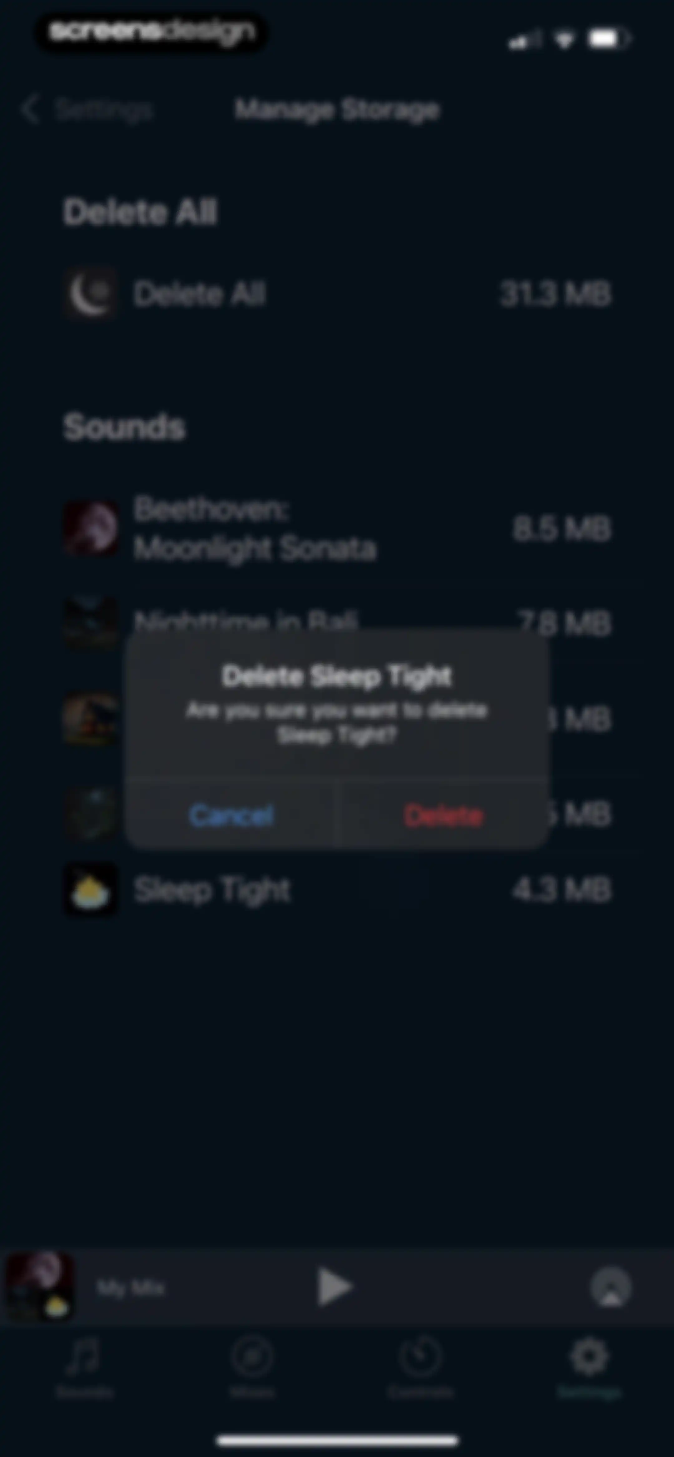 White Noise Deep Sleep Sounds screen 56