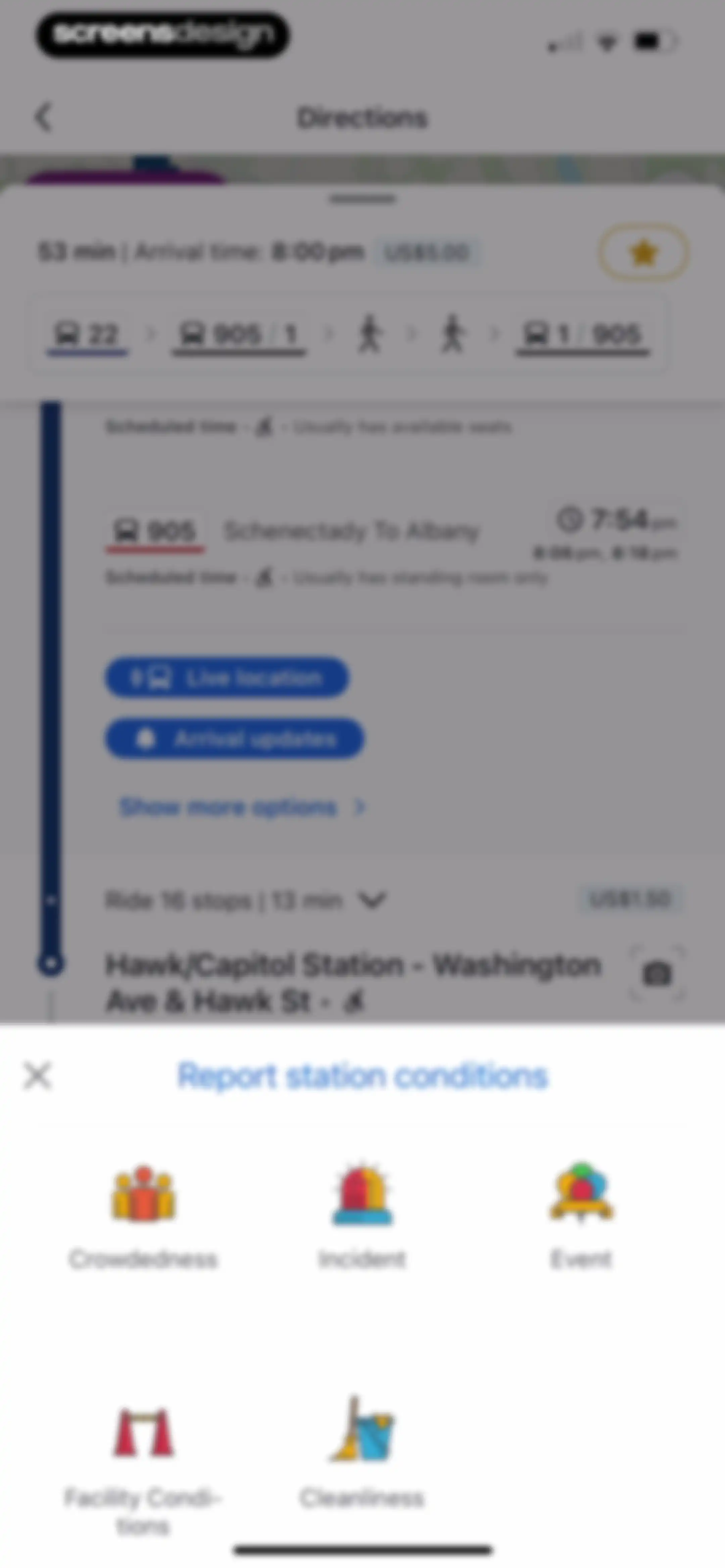 Moovit: Bus & Transit Tracker screen 54