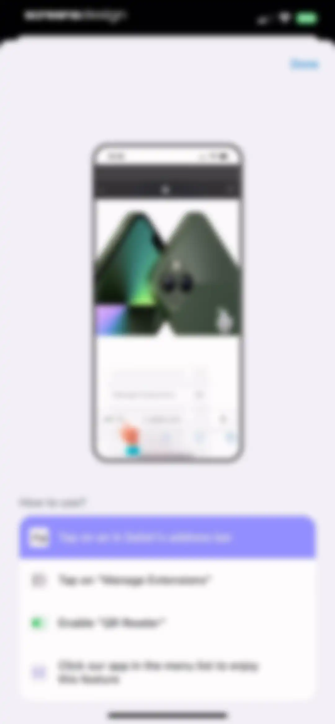QR Reader for mobile screen 30