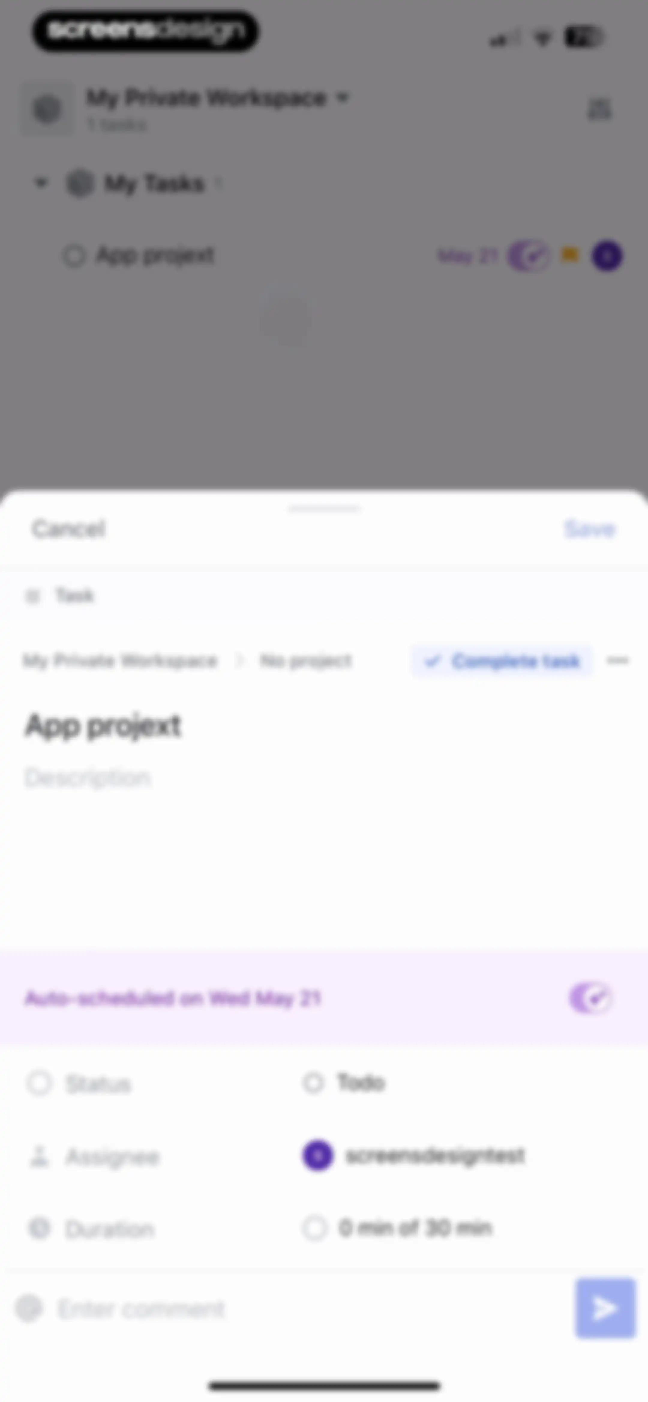 Motion: Tasks & AI Scheduling screen 78