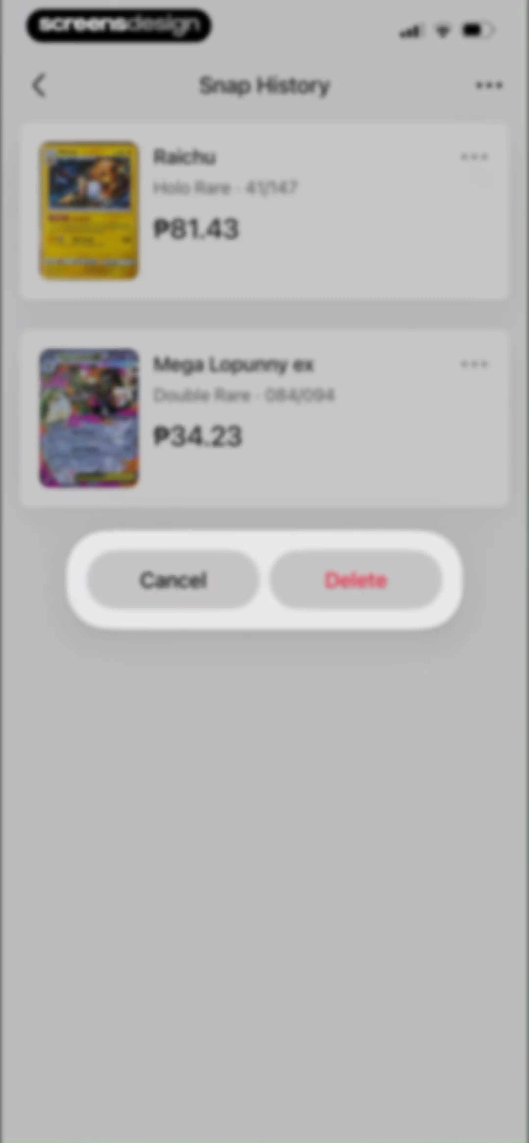 FoilSnap: TCG Card Scanner screen 66