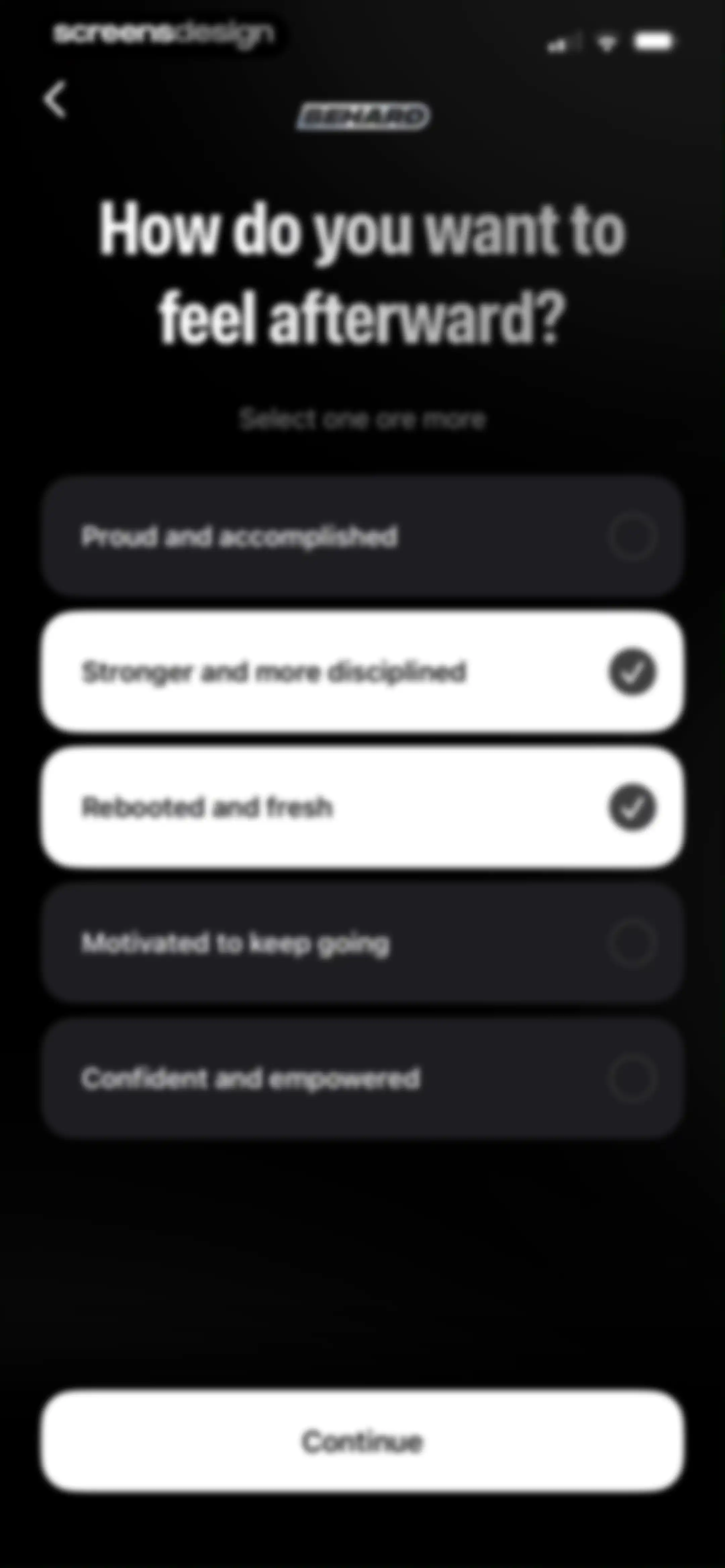 75 Days Challenge Tough & Soft screen 22