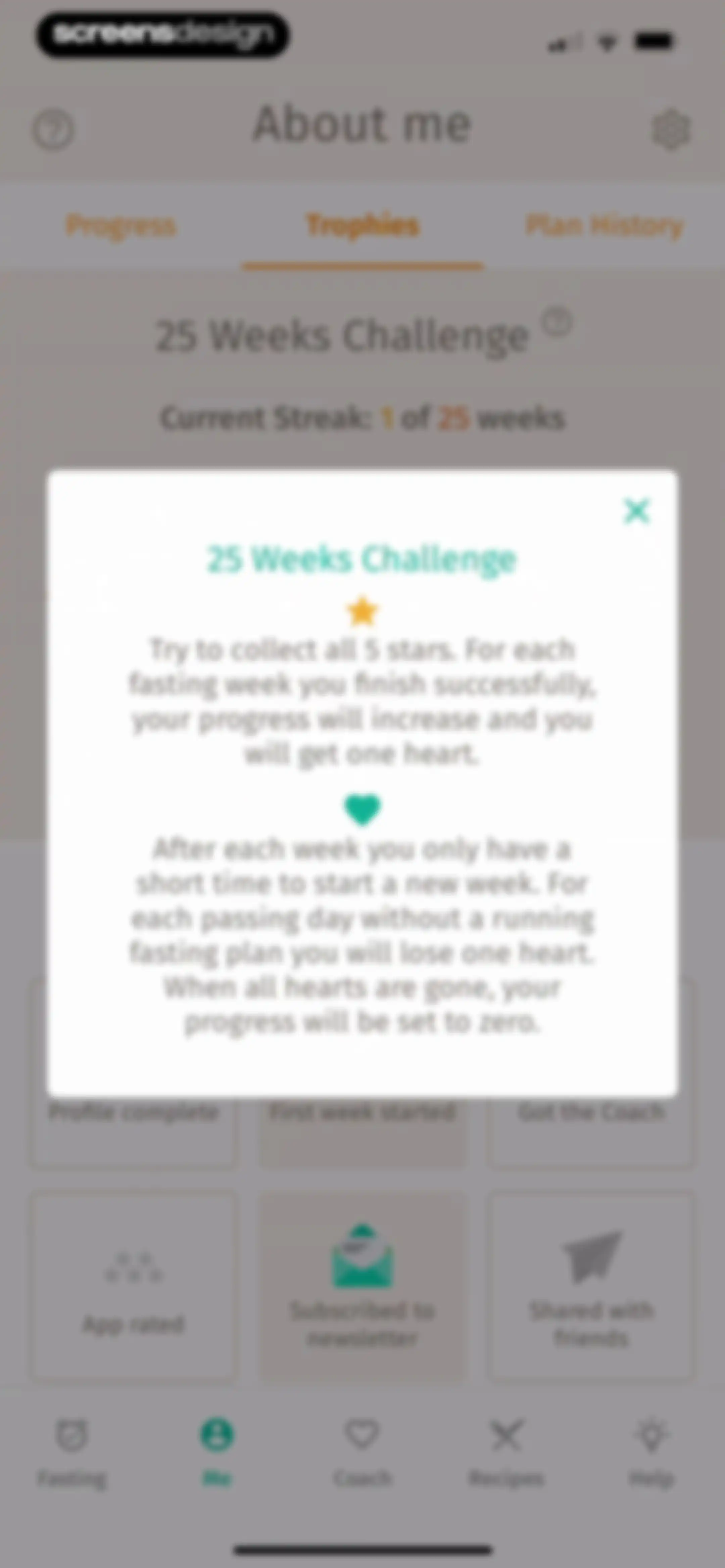 BodyFast: Intermittent Fasting screen 167