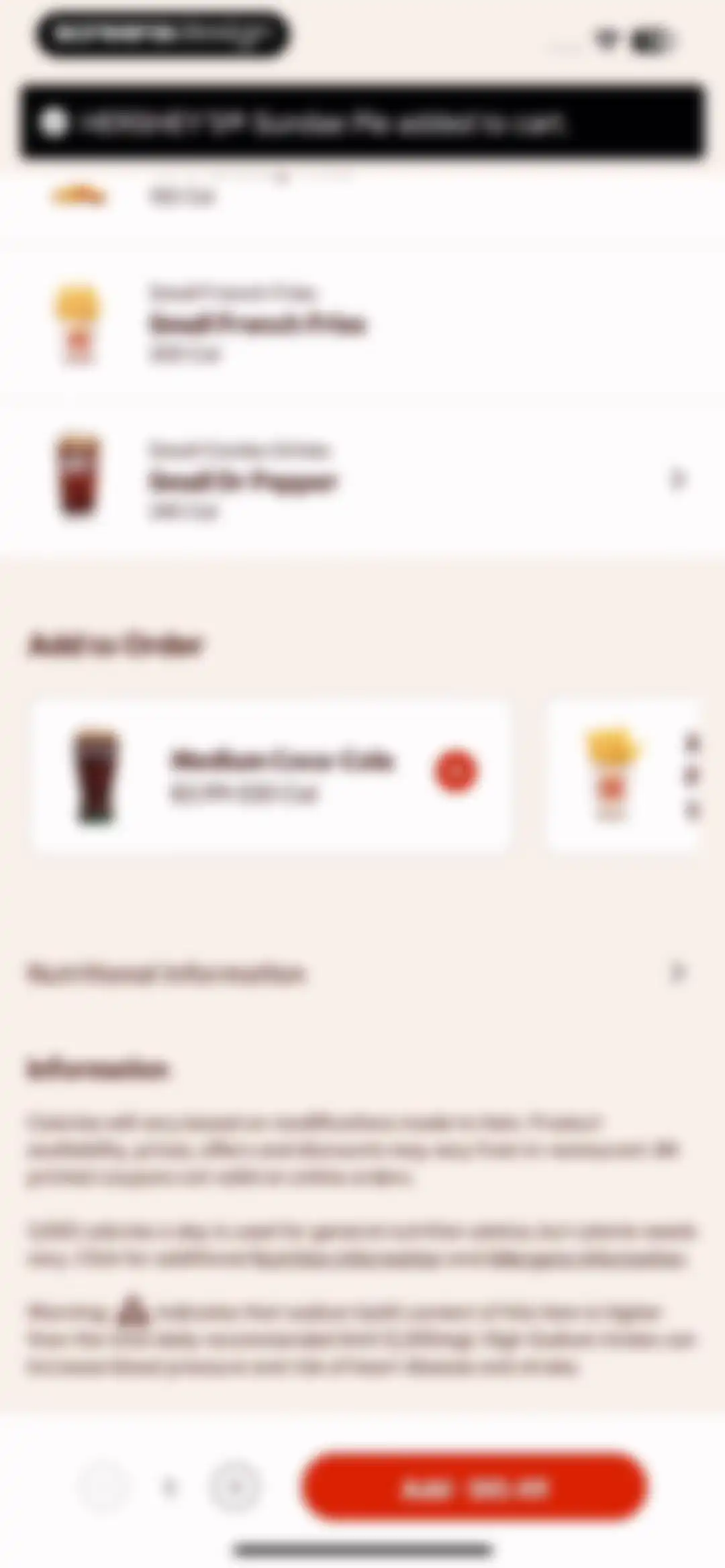 BURGER KING® App screen 25