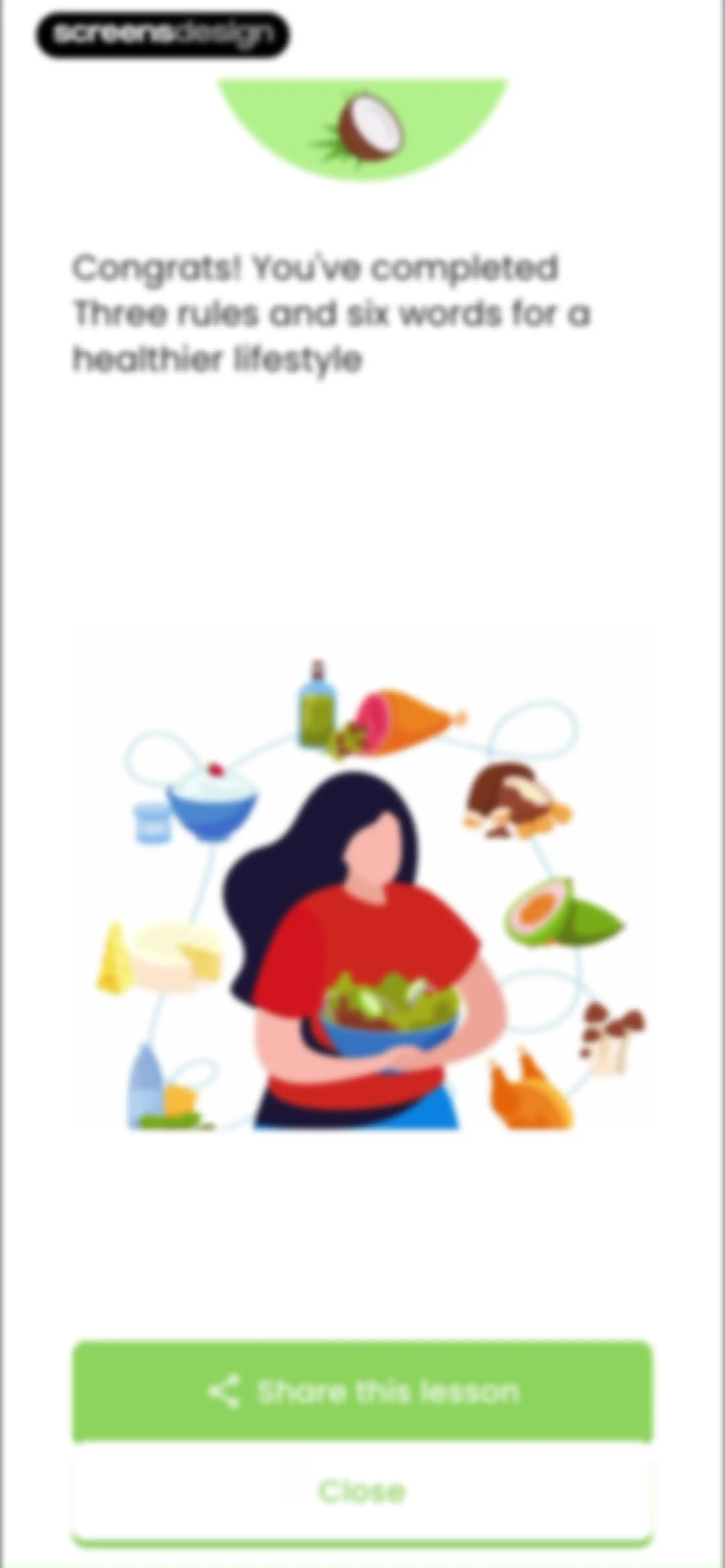 Diabetes food tracker - Gococo screen 134