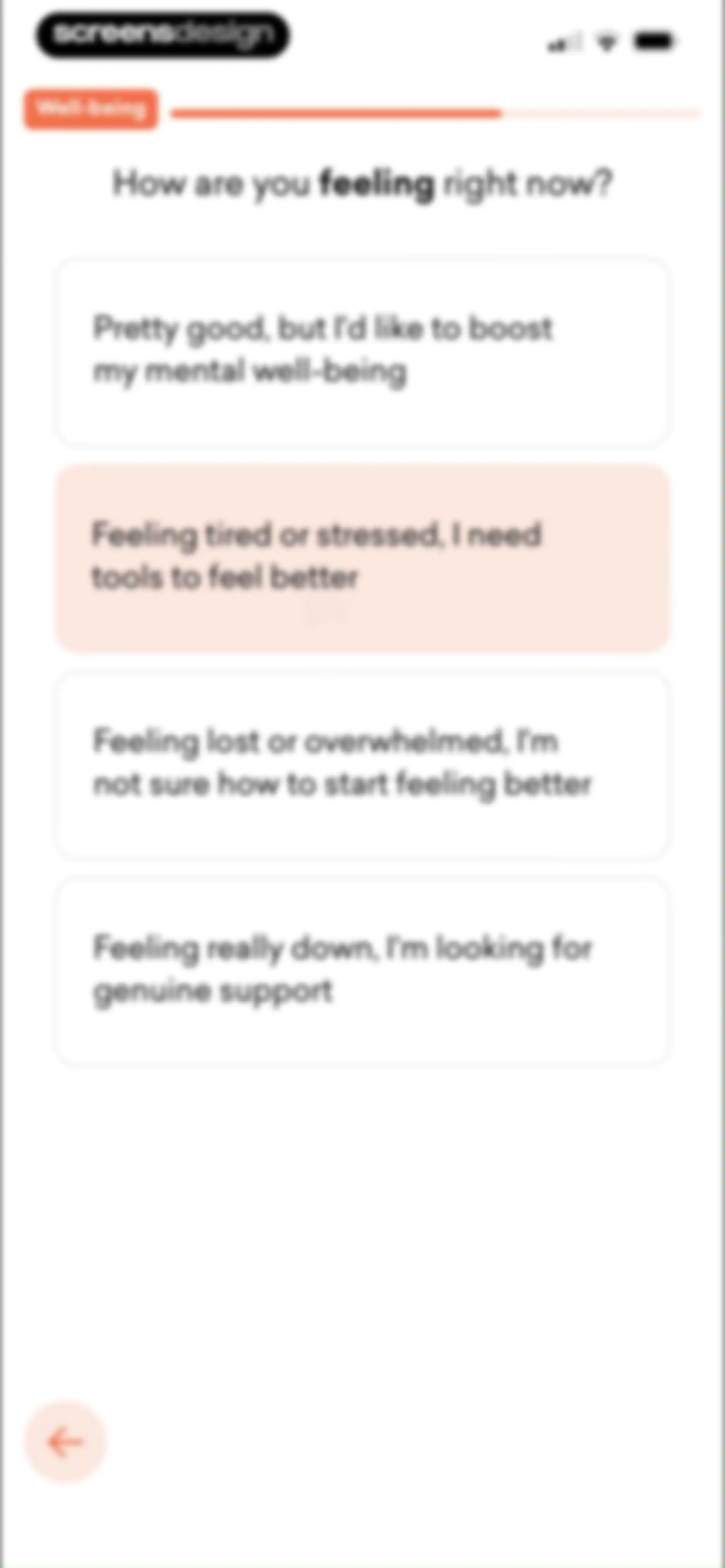 MindDay: Mental Health, Stress screen 28