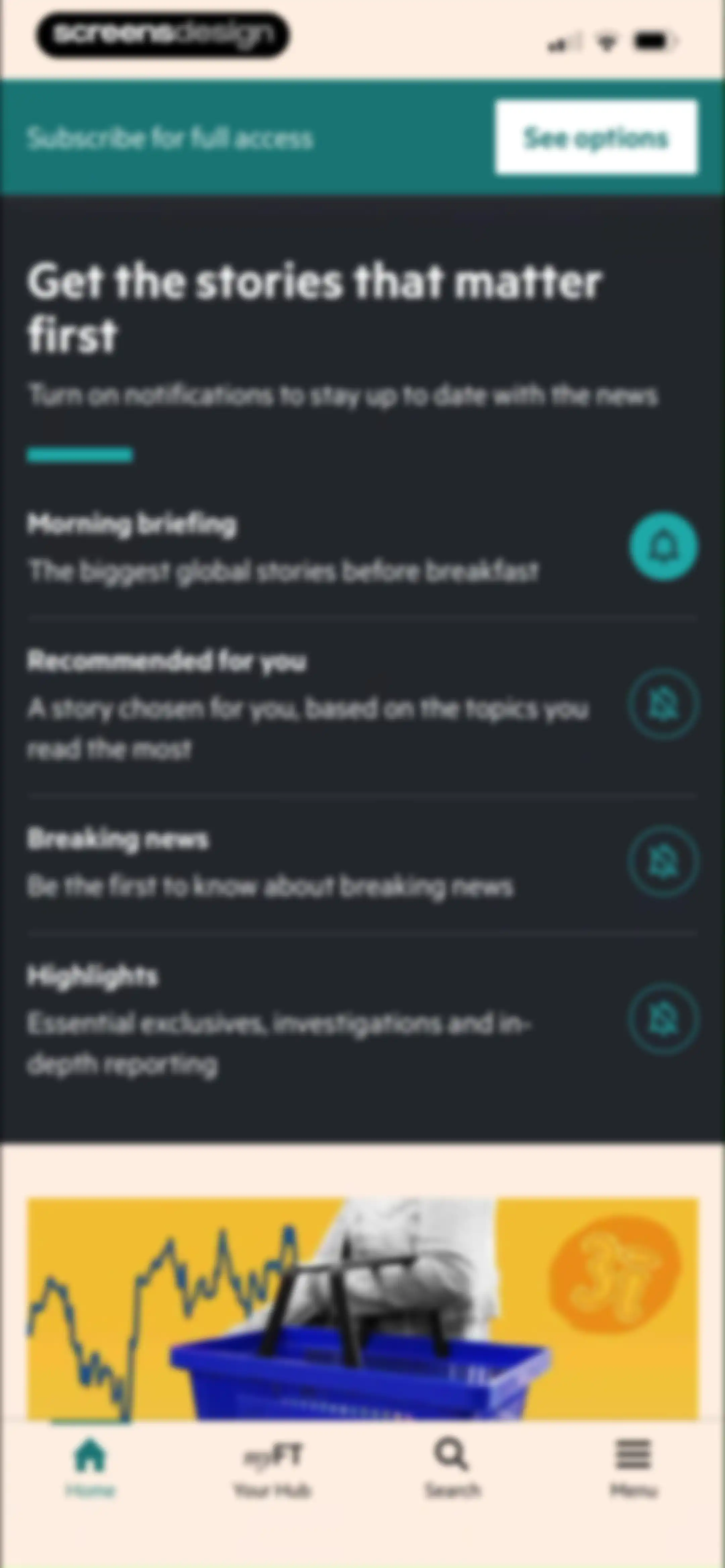 Financial Times: Business News screen 55