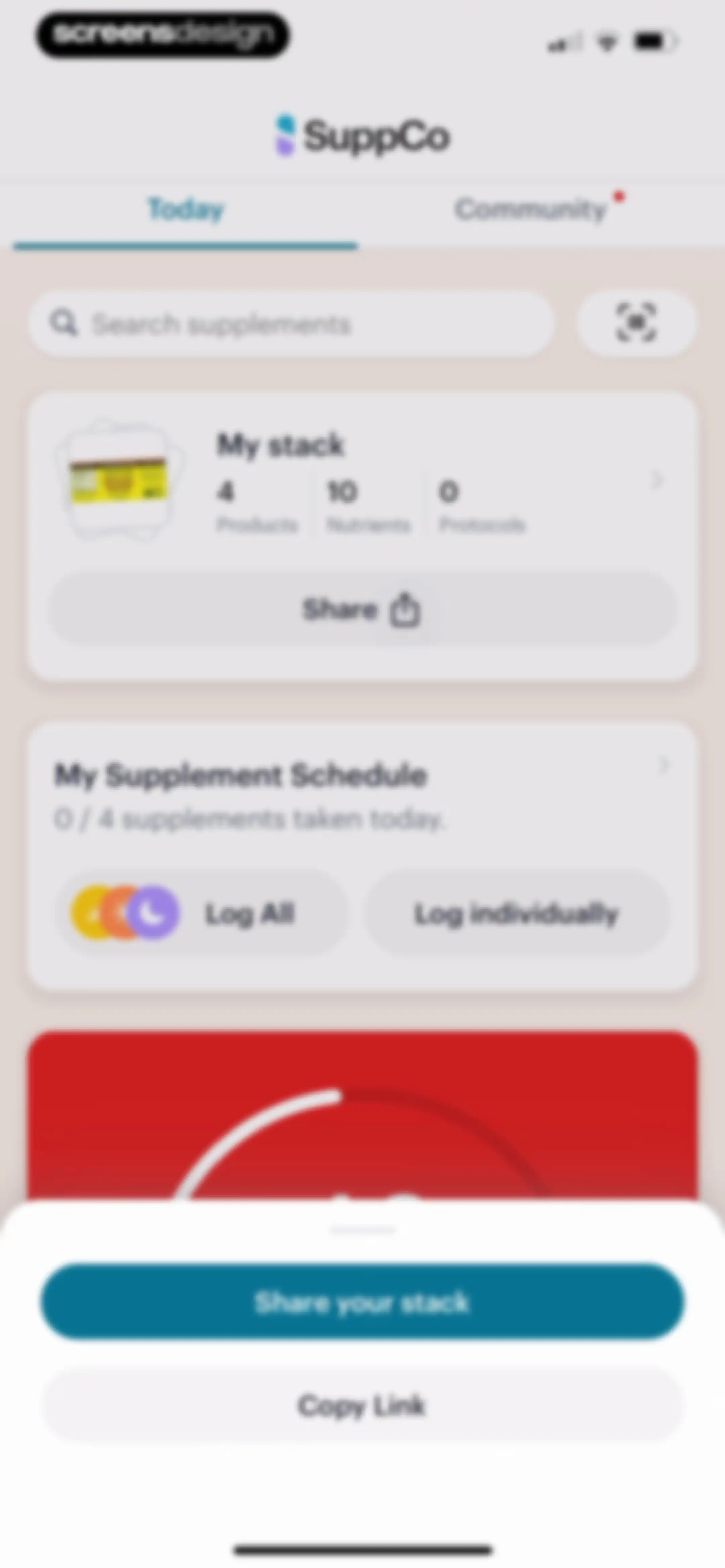 SuppCo: Supplement Scanner screen 84