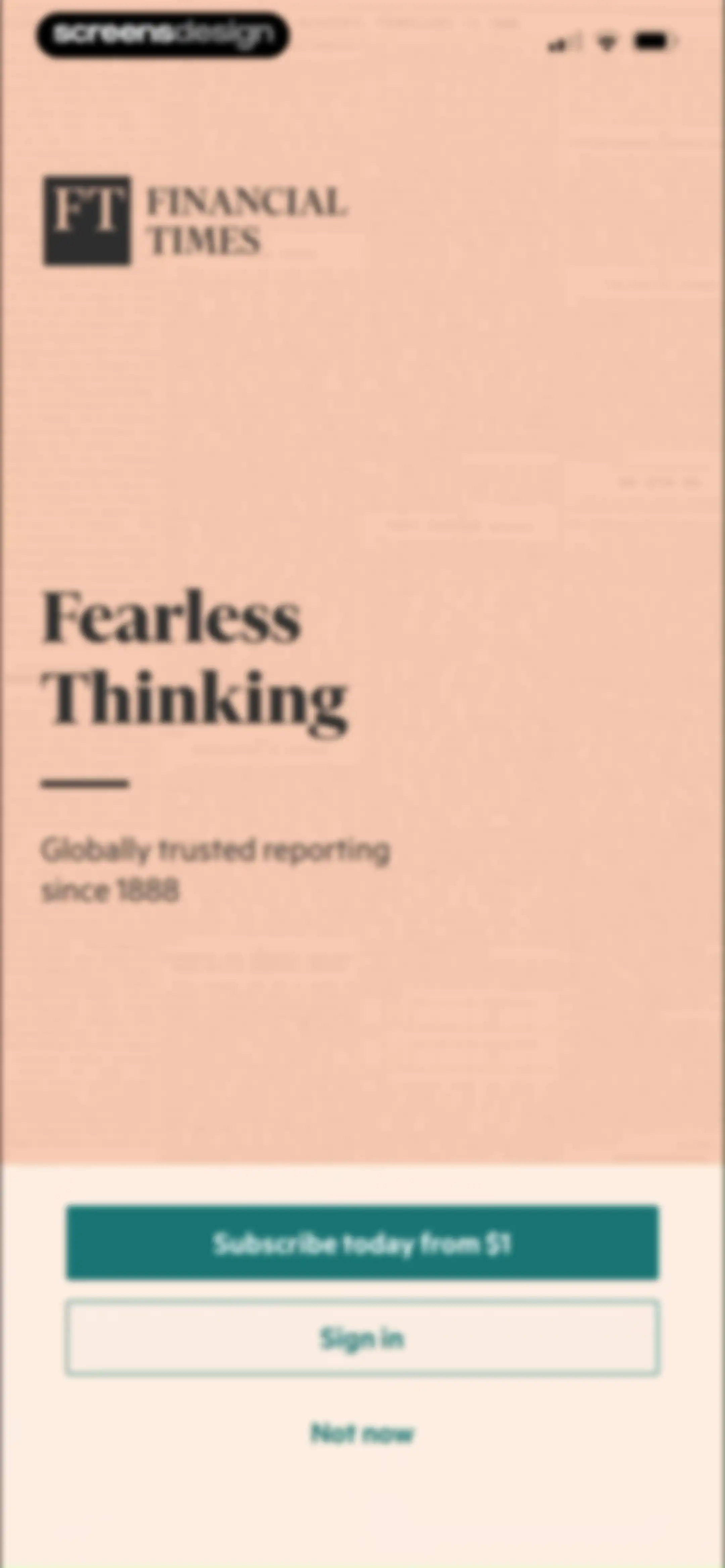 Financial Times: Business News screen 6