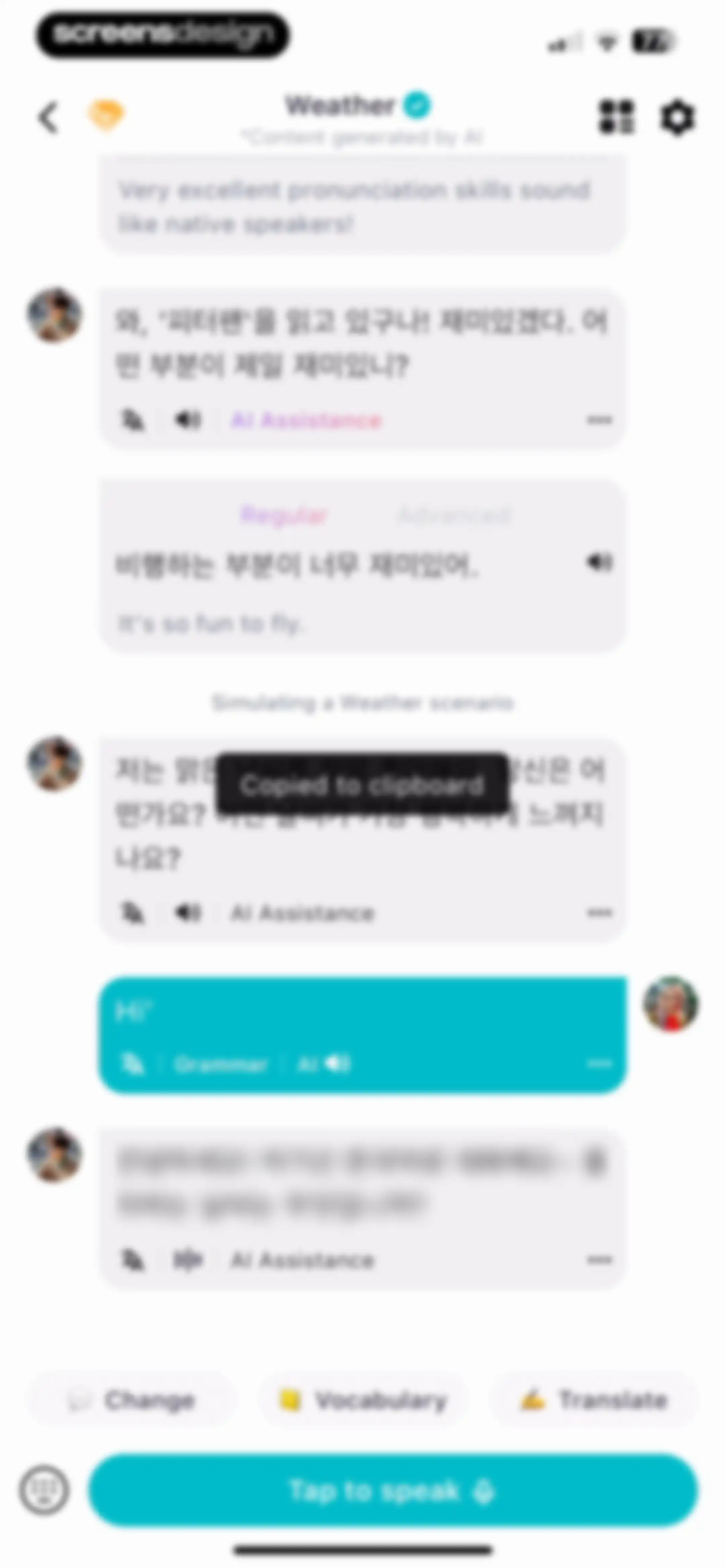 HelloTalk - Language Learning screen 101