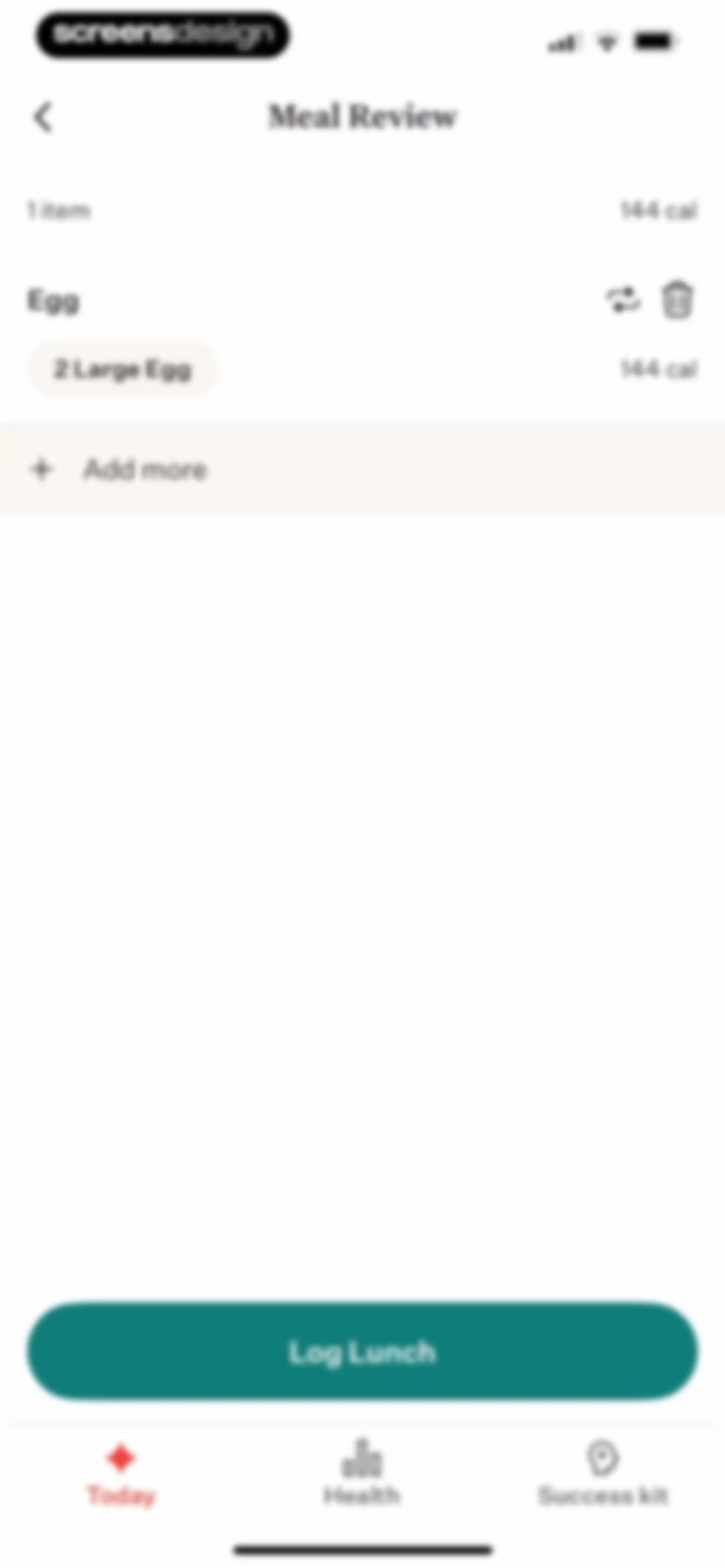Noom Weight Loss, Food Tracker screen 197