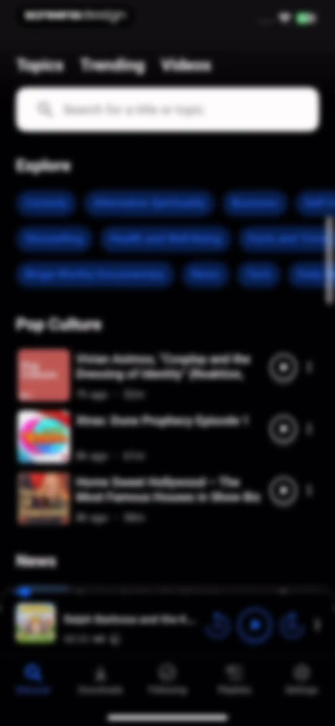 Breaker—The social podcast app screen 44
