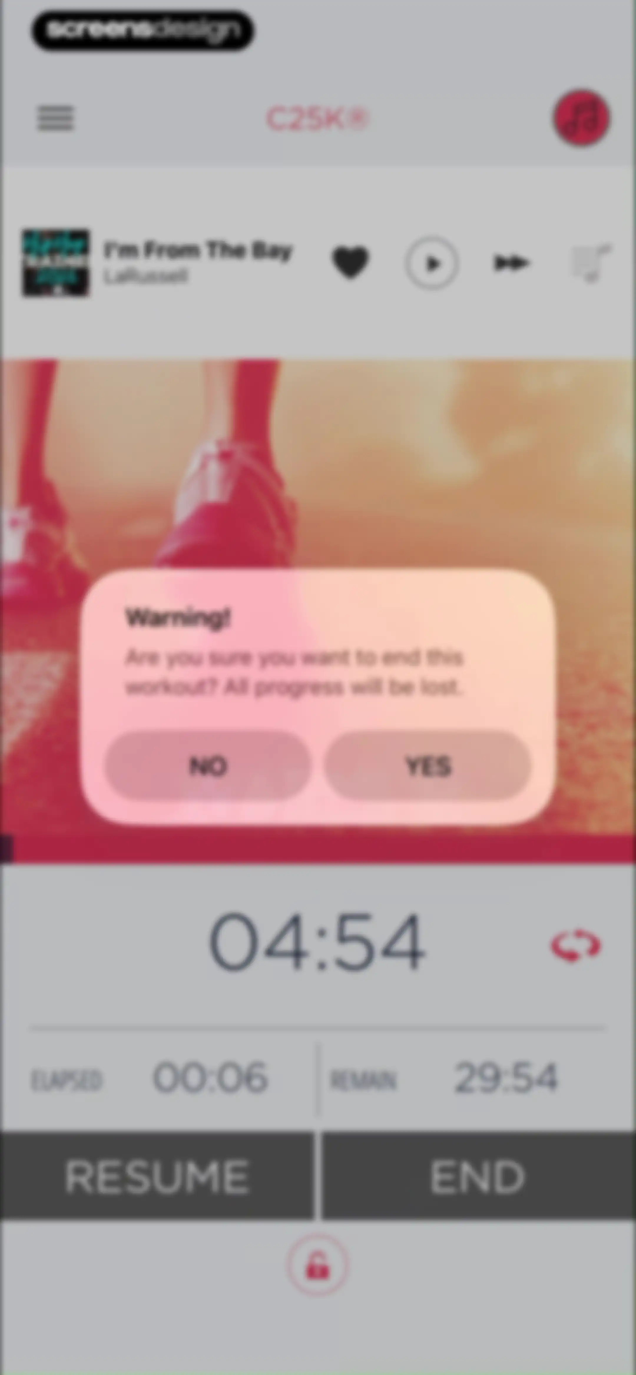 C25K® 5K Running Coach & Map screen 46