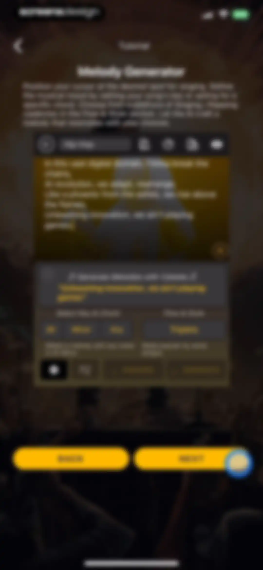 GhostWriter AI Lyrics screen 6