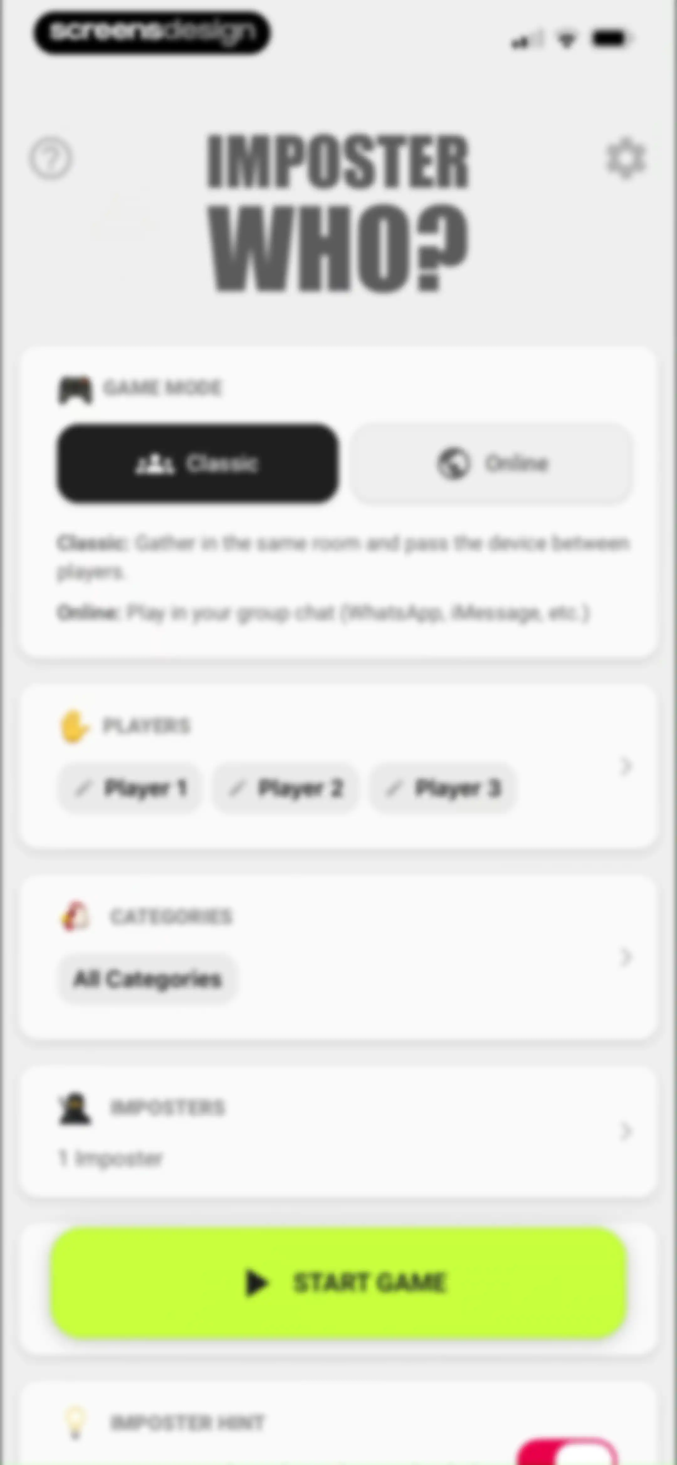 Imposter Who? - Word Game screen 8