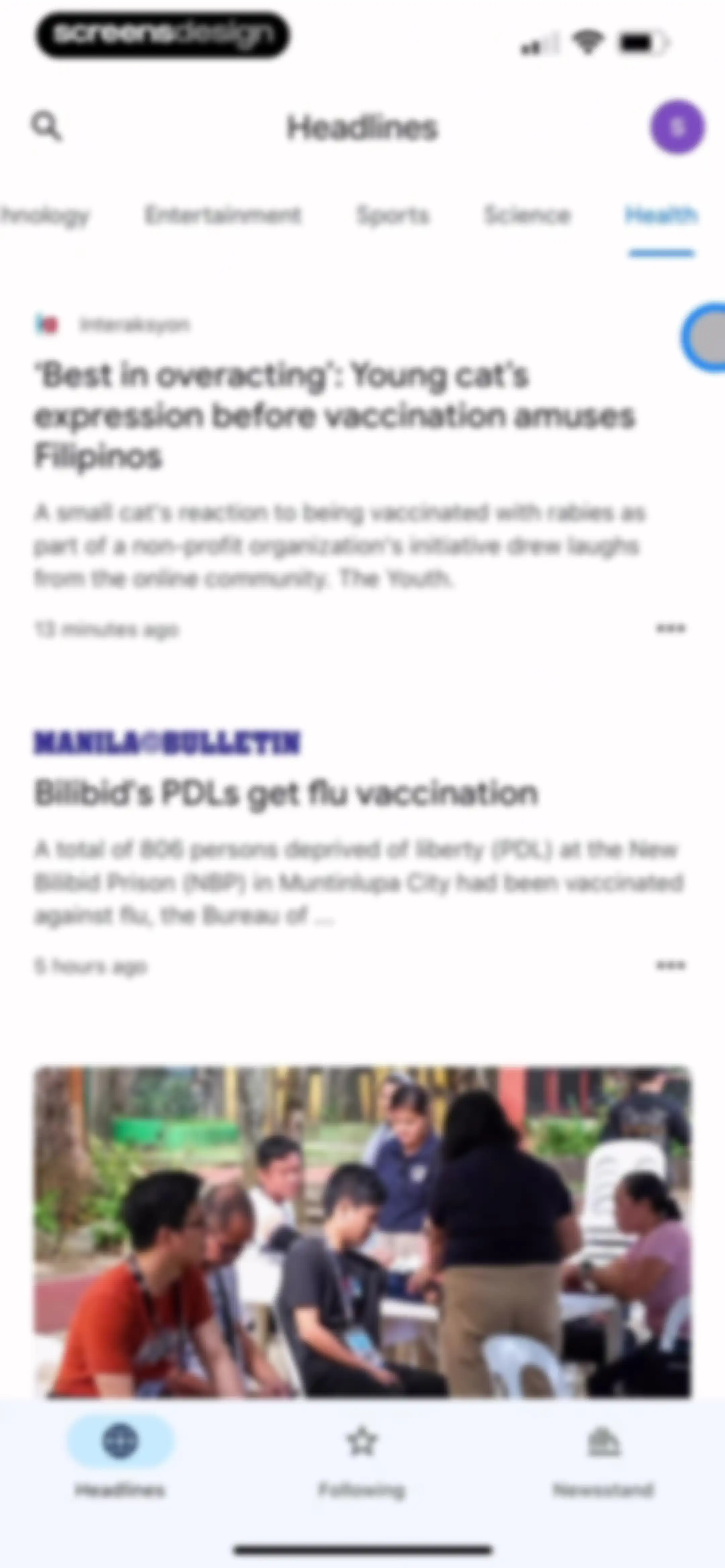 Google News screen 34