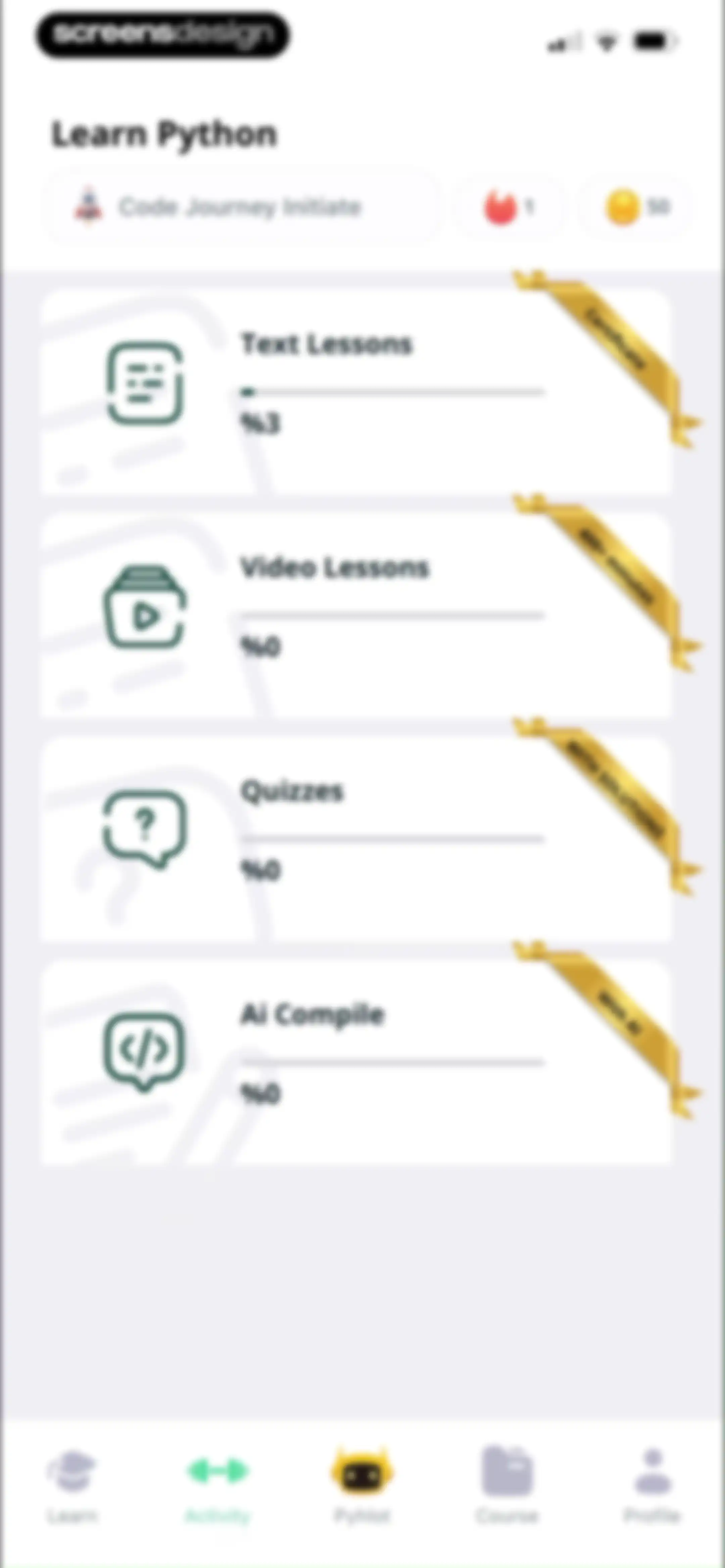 Learn Python・Coding－AI Compile screen 44