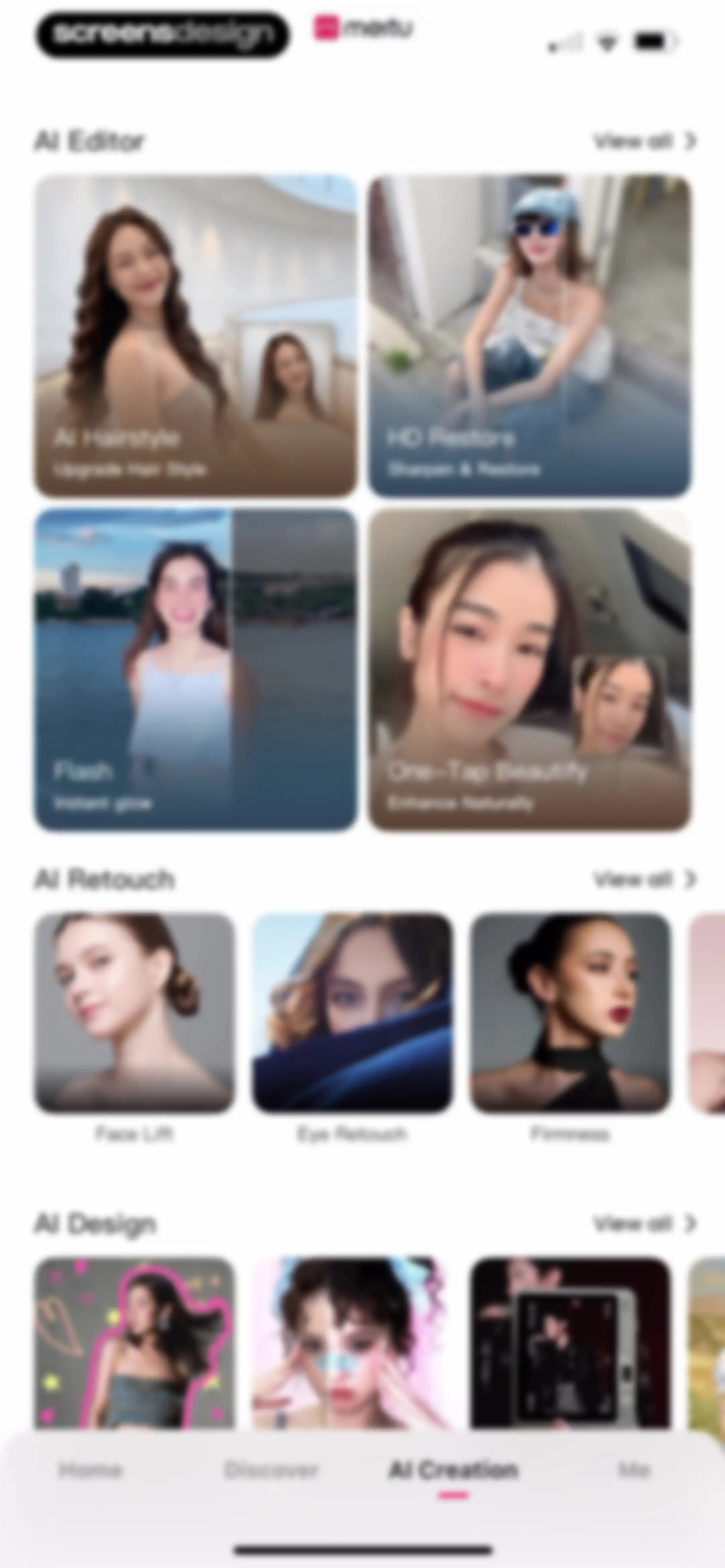 Meitu AI Photo & Video Editor screen 171