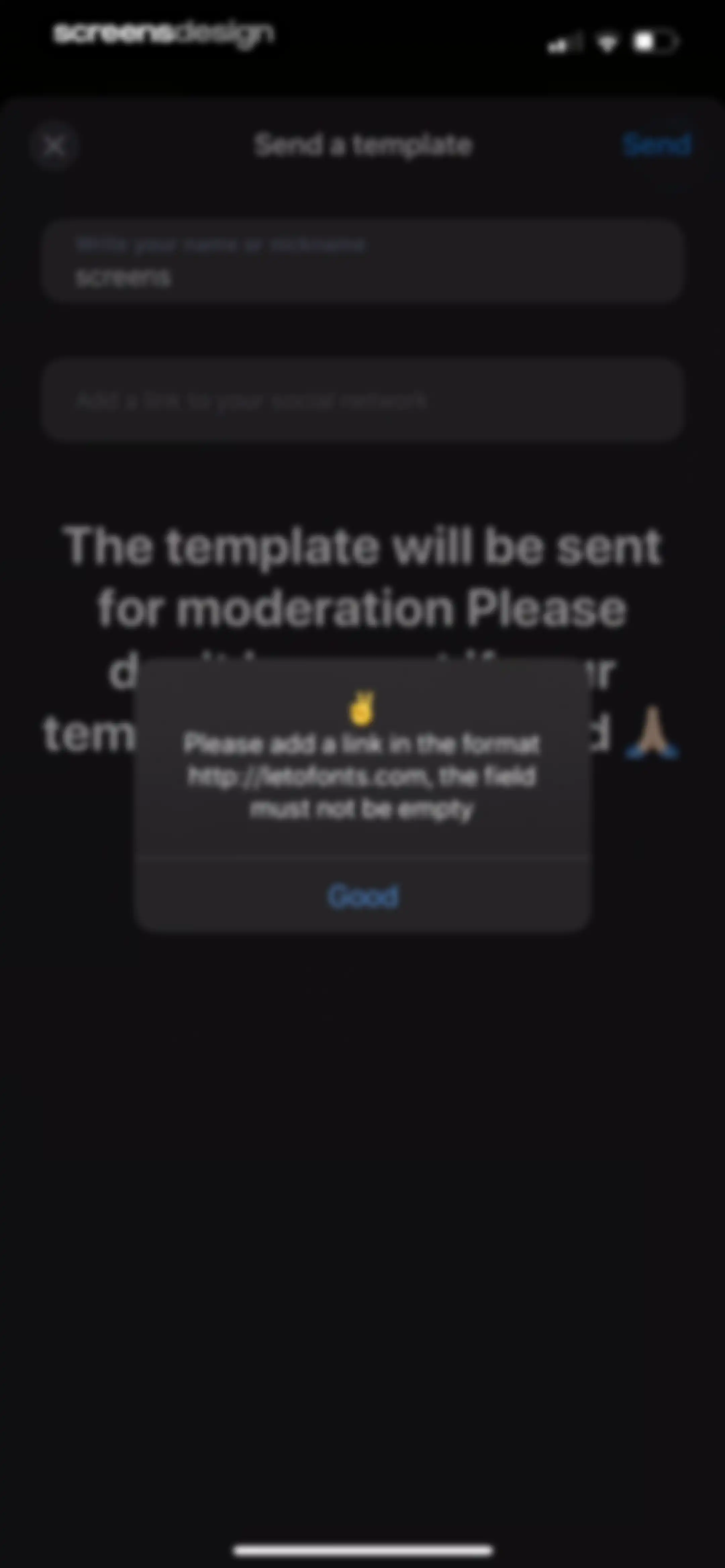 Leto: Font for Instagram Story screen 143