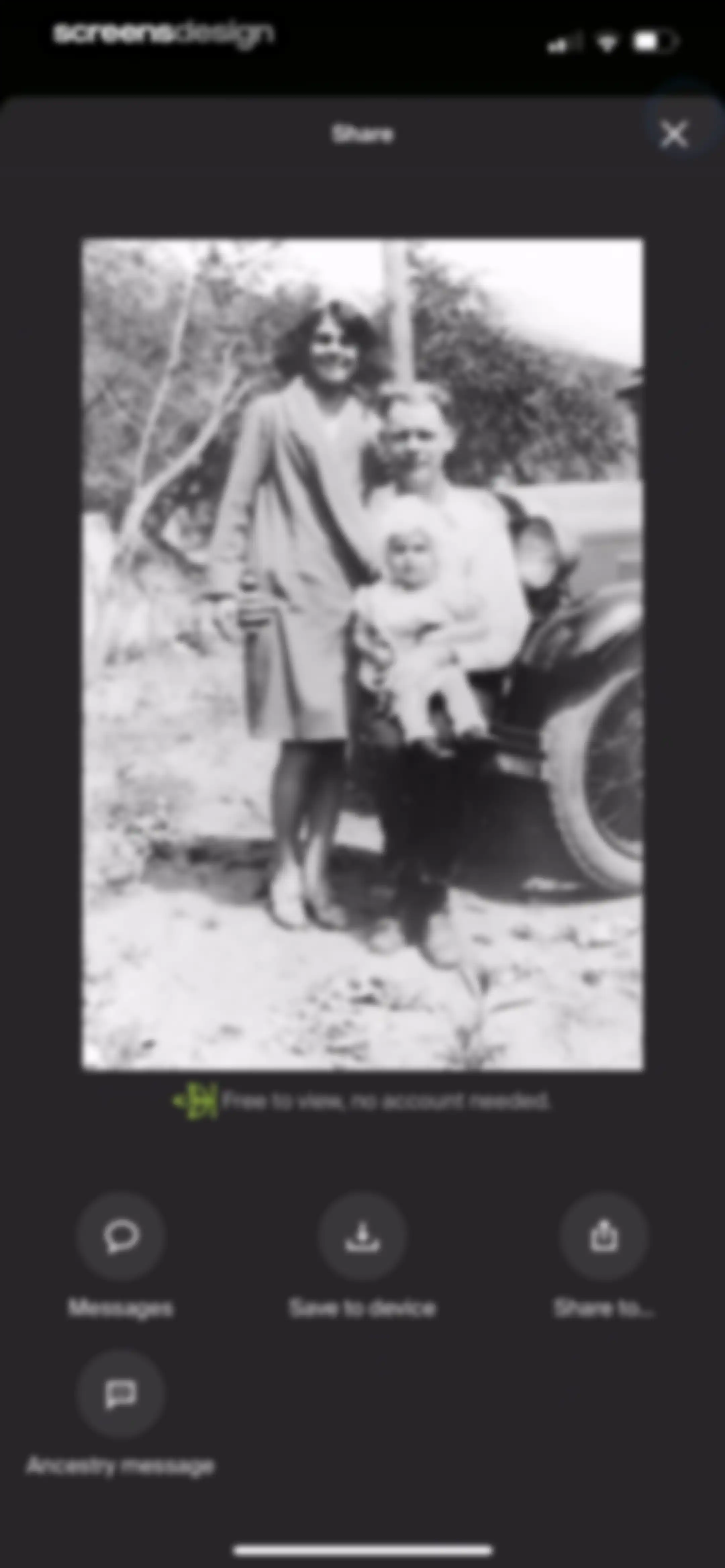 Ancestry: Family History & DNA screen 83
