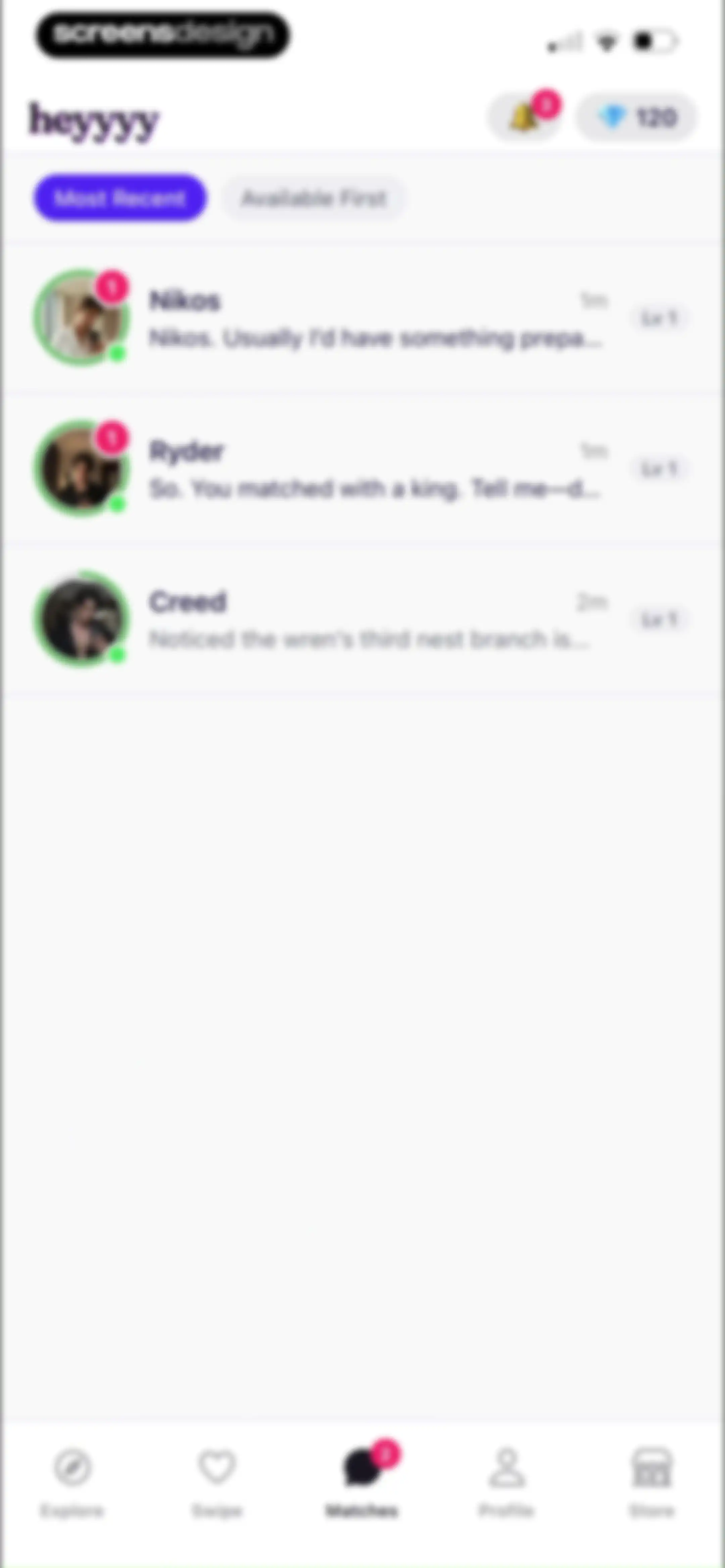 Heyyyy: Stories that text back screen 56