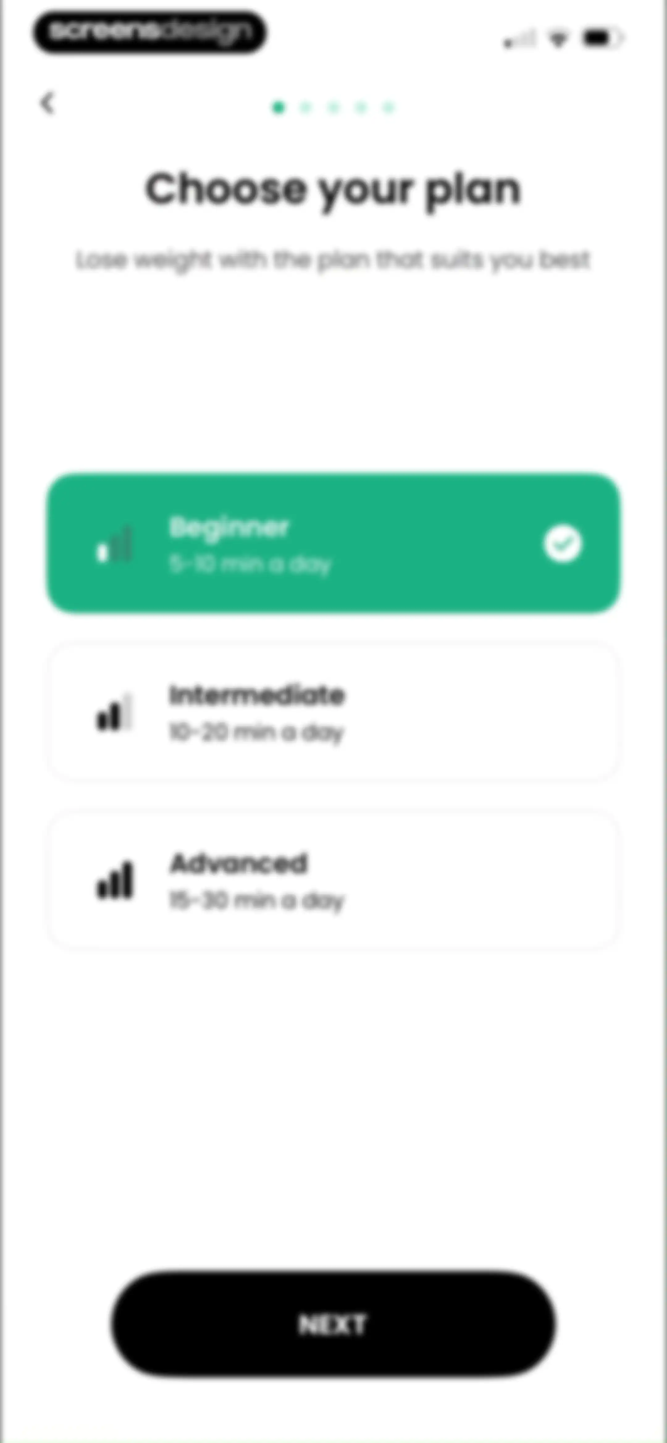 Lose Weight for Men at Home screen 119