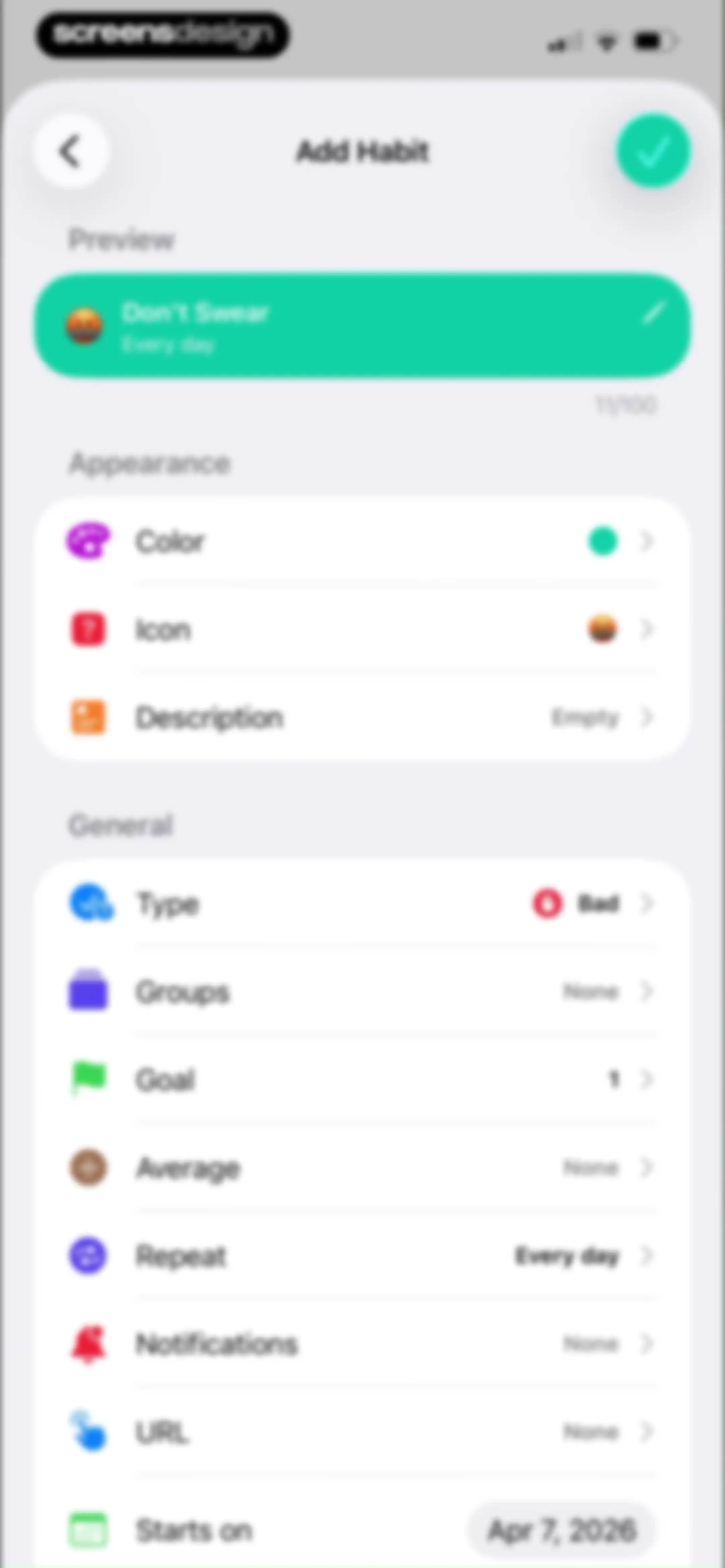 Grit: Daily Habit Tracker screen 90