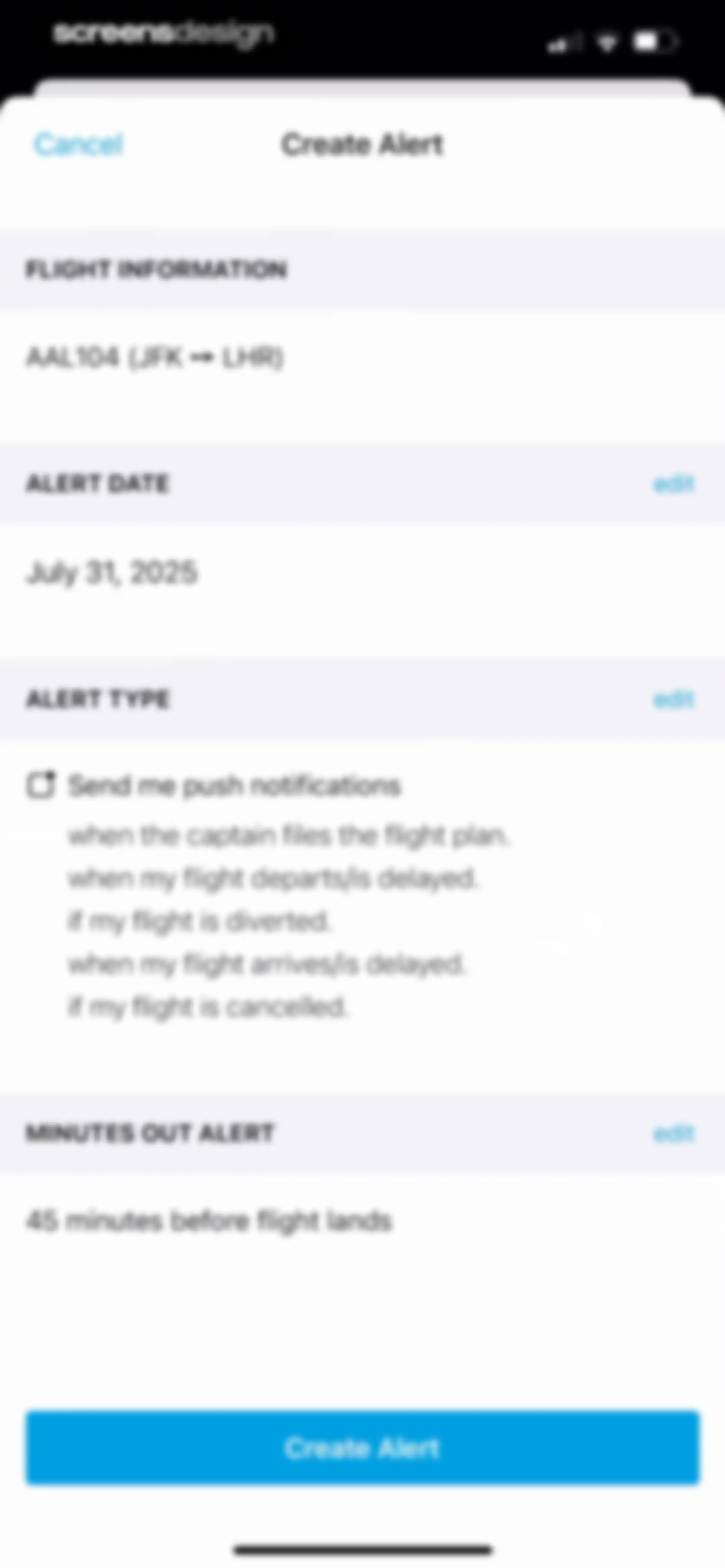 FlightAware Flight Tracker screen 54