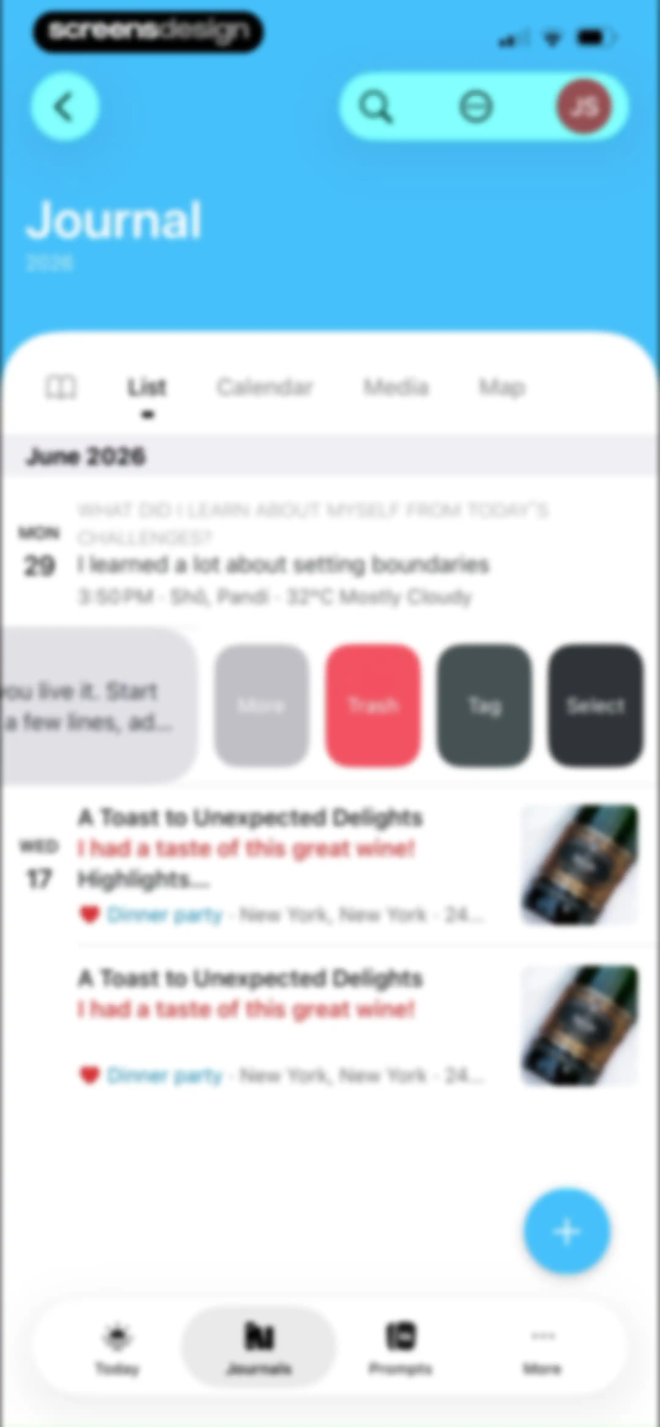 Day One: Daily Journal & Diary screen 48