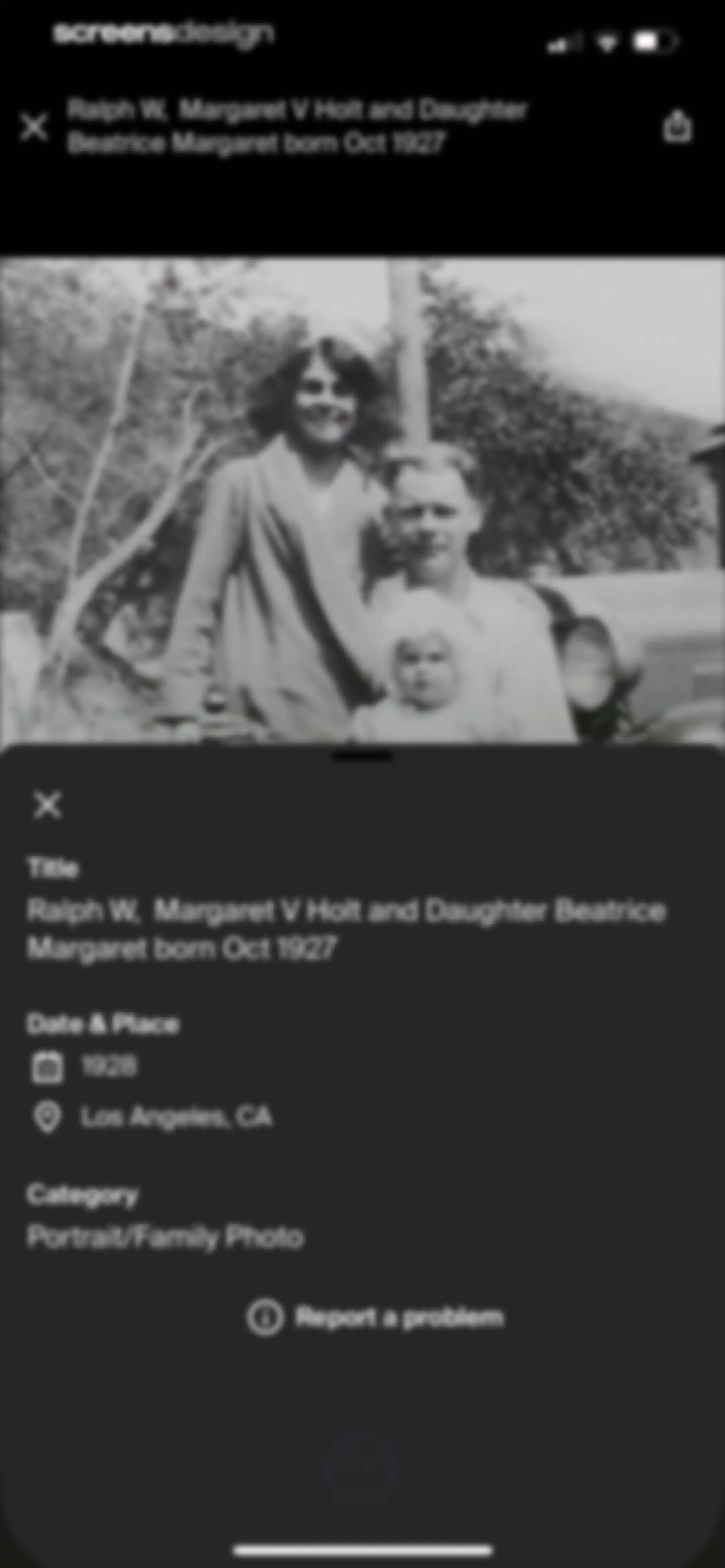 Ancestry: Family History & DNA screen 86