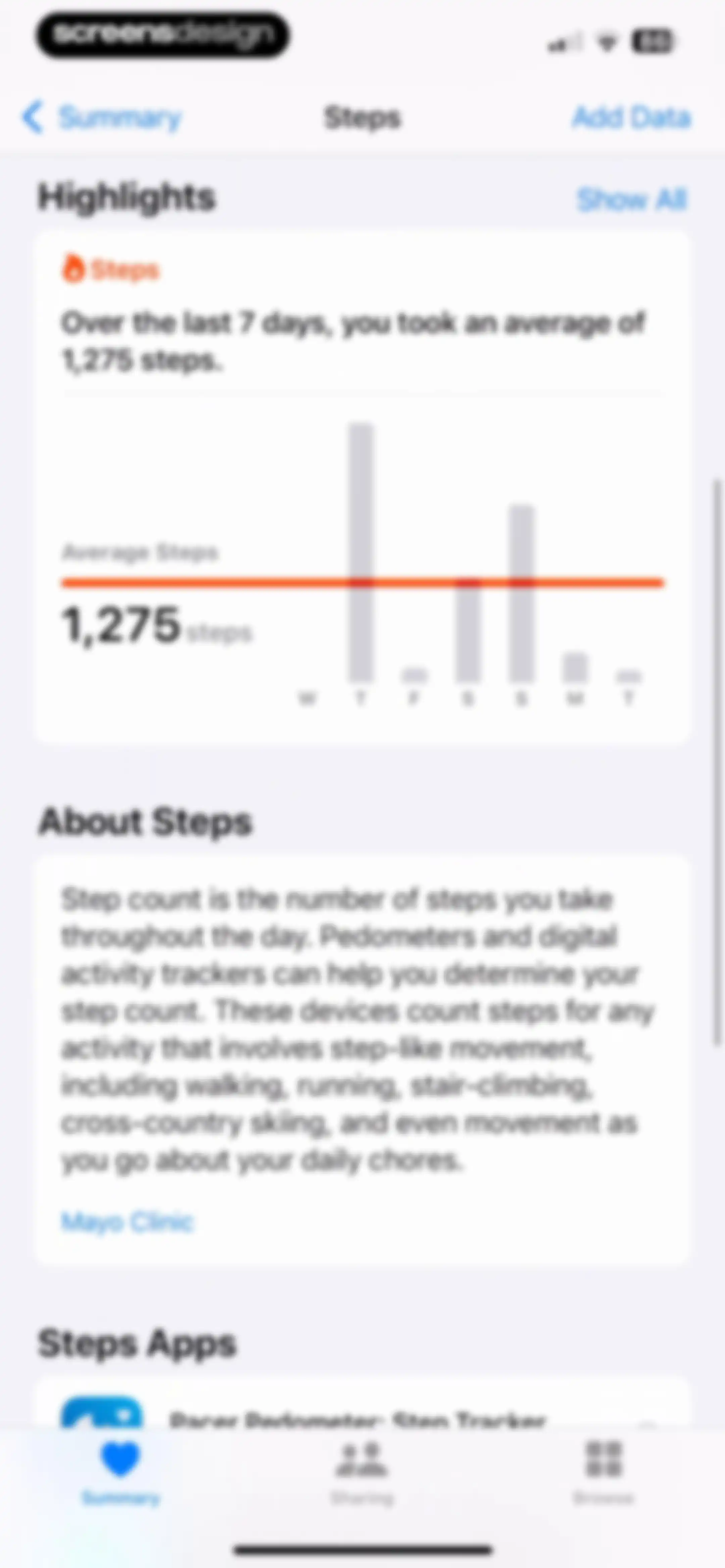 Apple Health screen 26