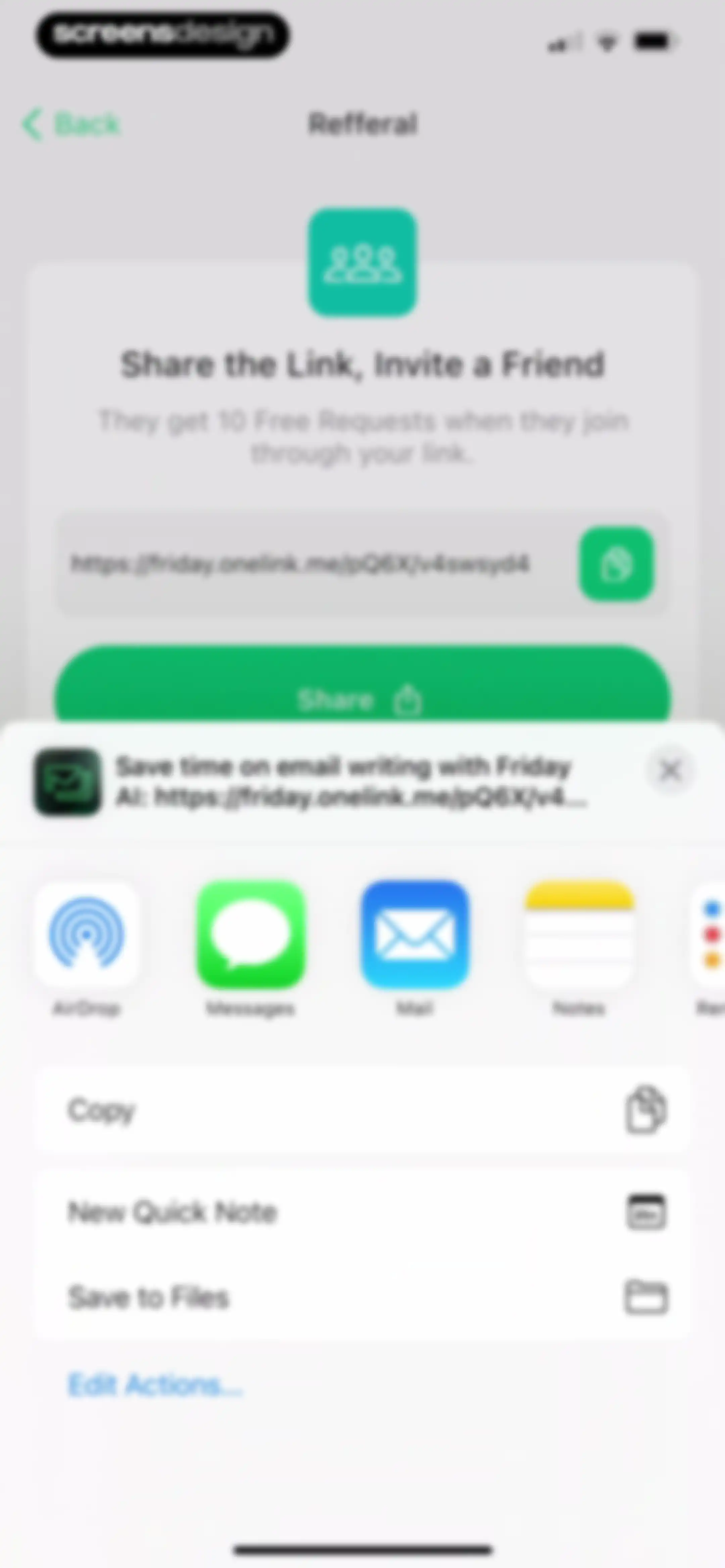 Friday AI Email Writer screen 94