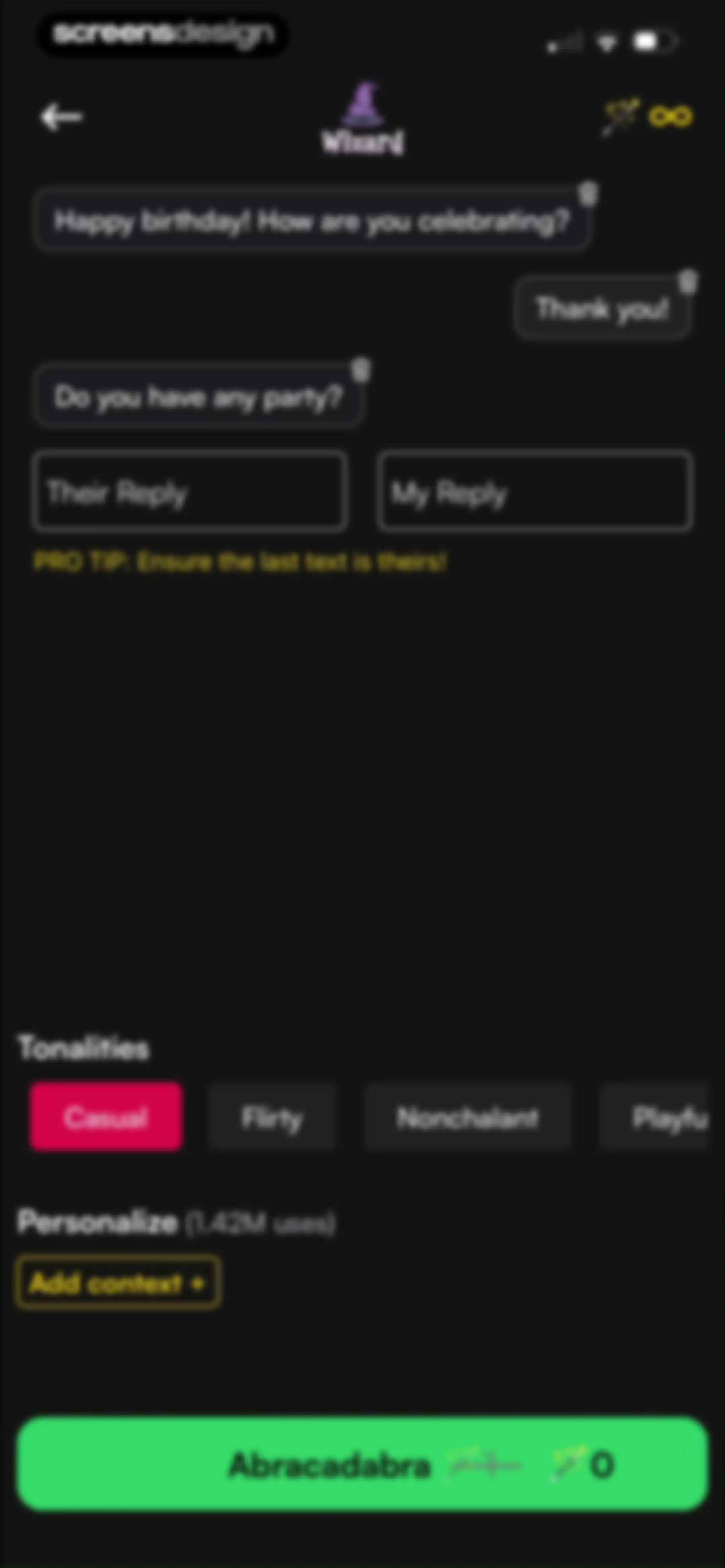 Social Wizard - up ur game screen 22